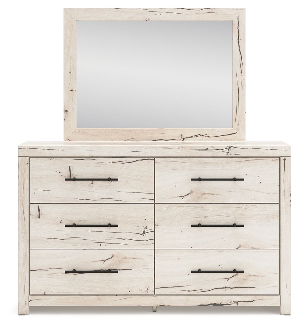 Ashley Furniture Lawroy - Dresser And Mirror - Light Natural - Image 4