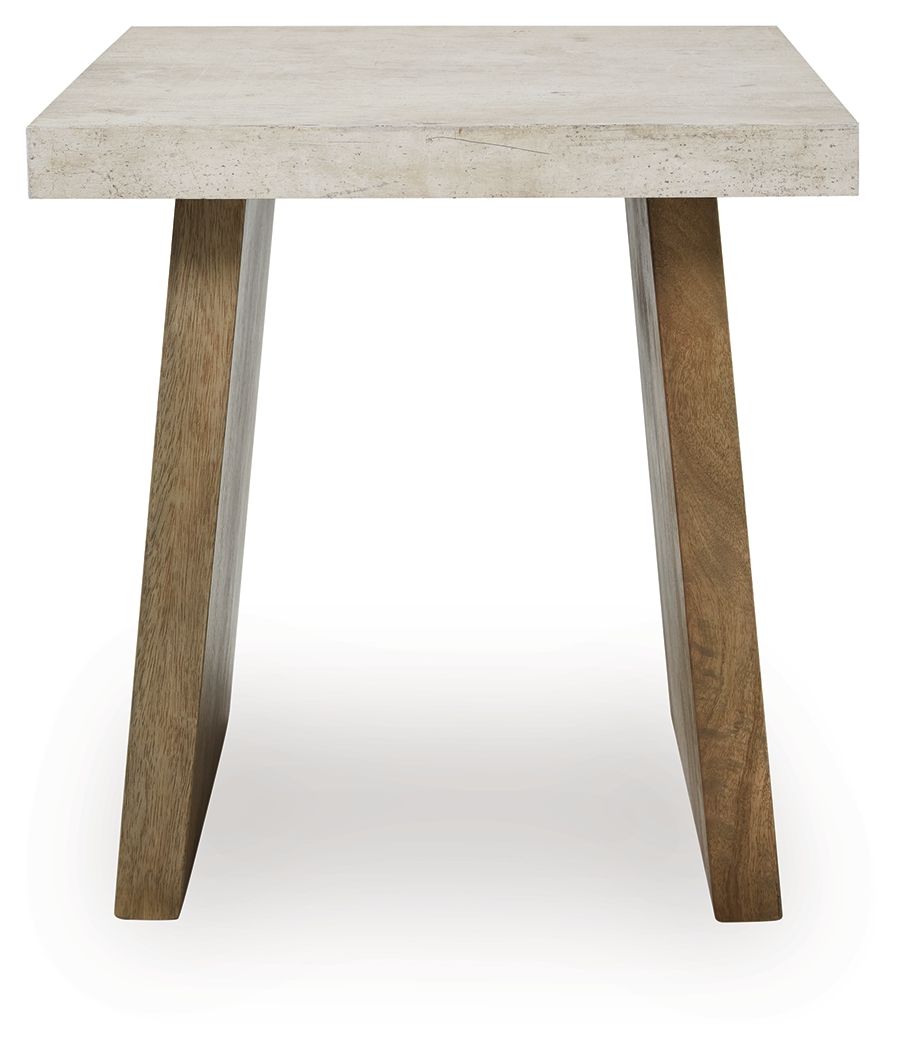 Brendalhouse - Square End Table - Light Brown