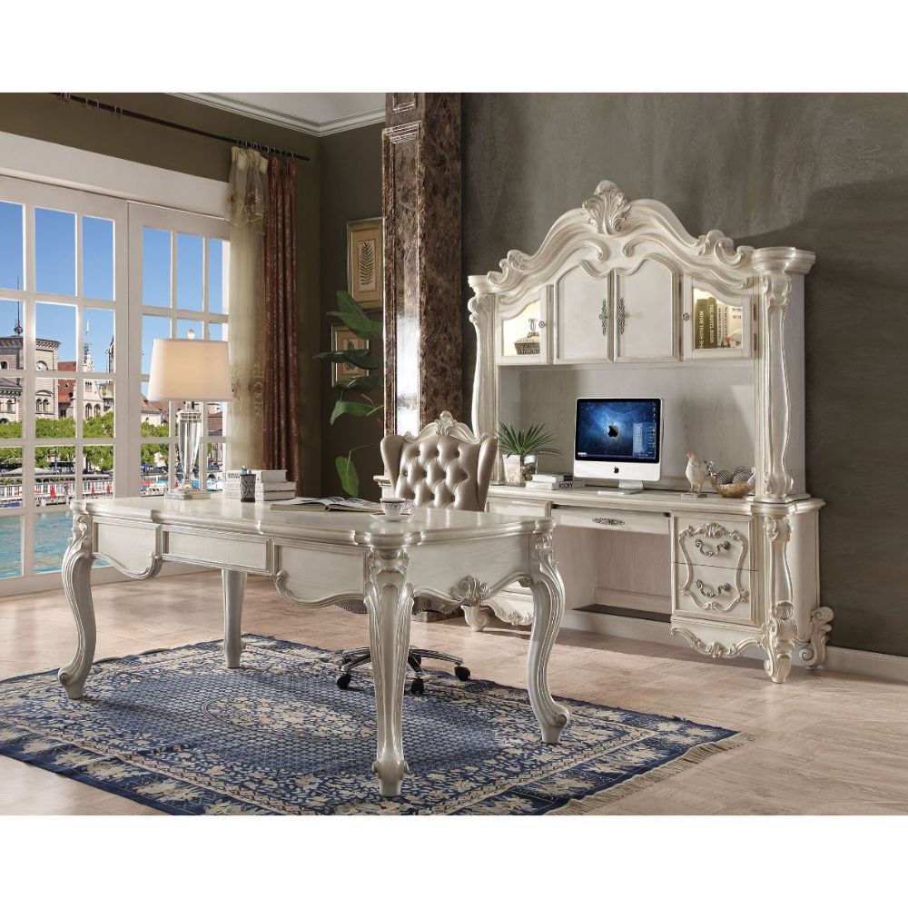 Versailles - Executive Writing Desk - Bone White, white, view 2