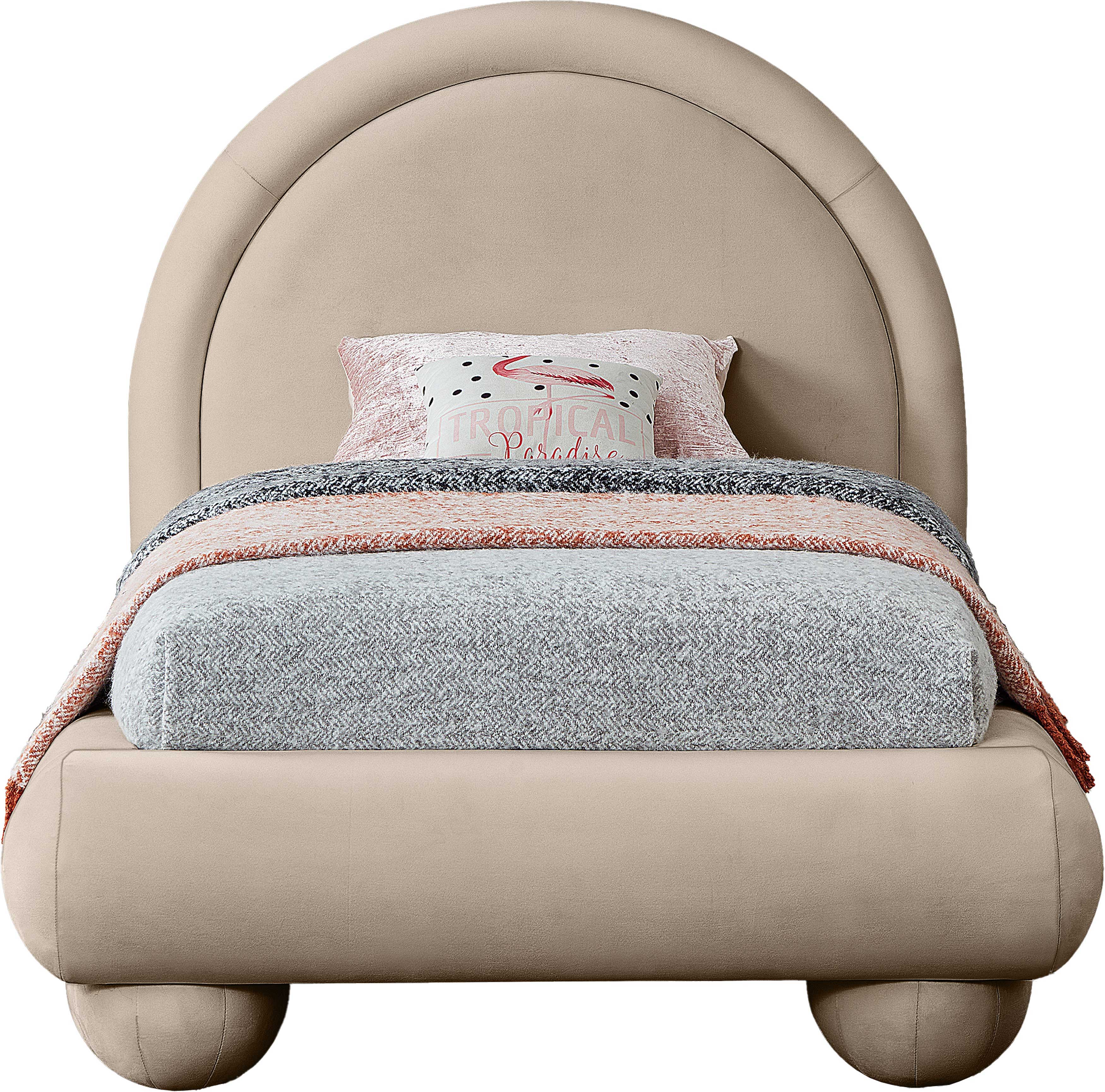 Madrid - Twin Bed - Taupe