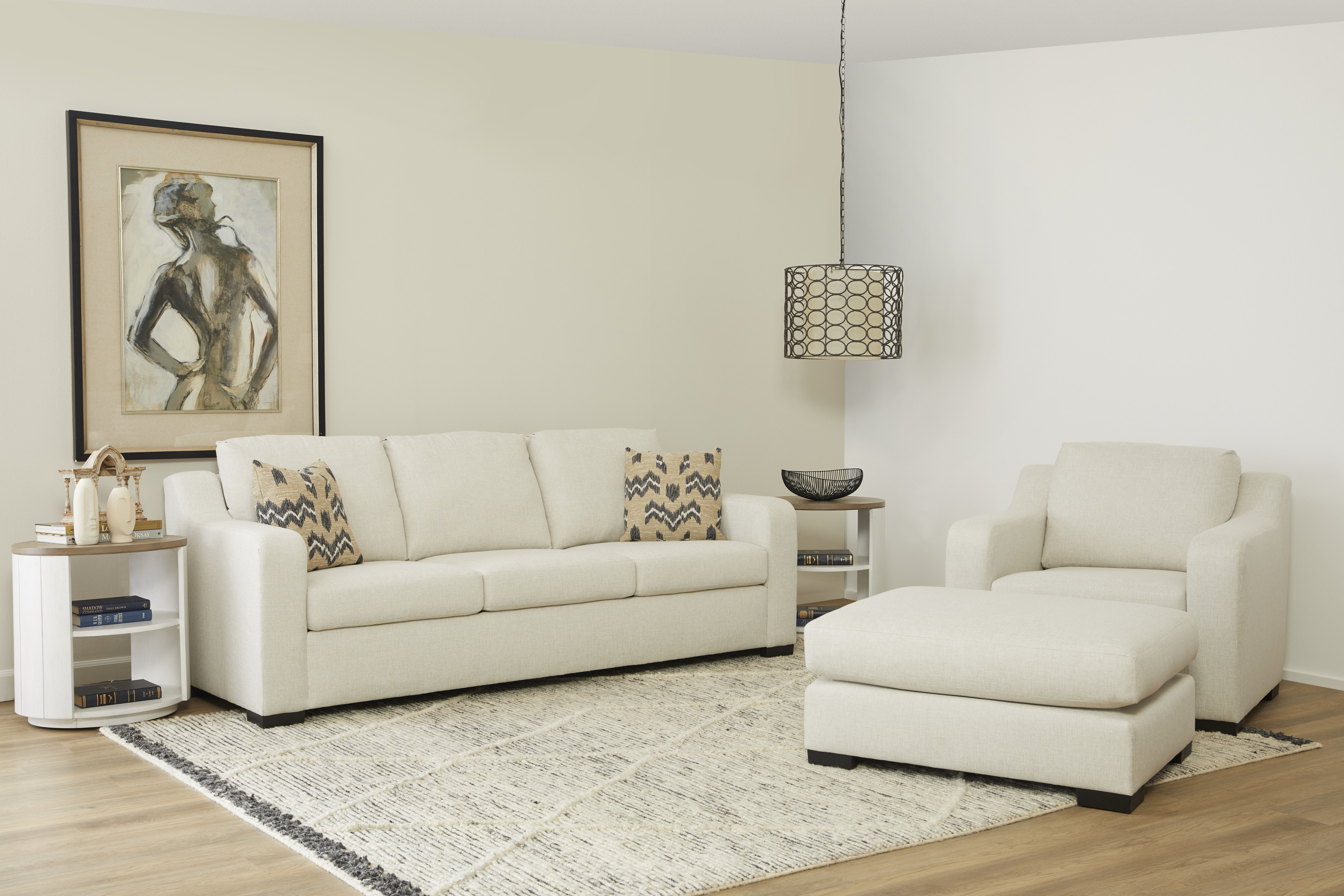 Quinn - Fabric Sofa, beige, view 7