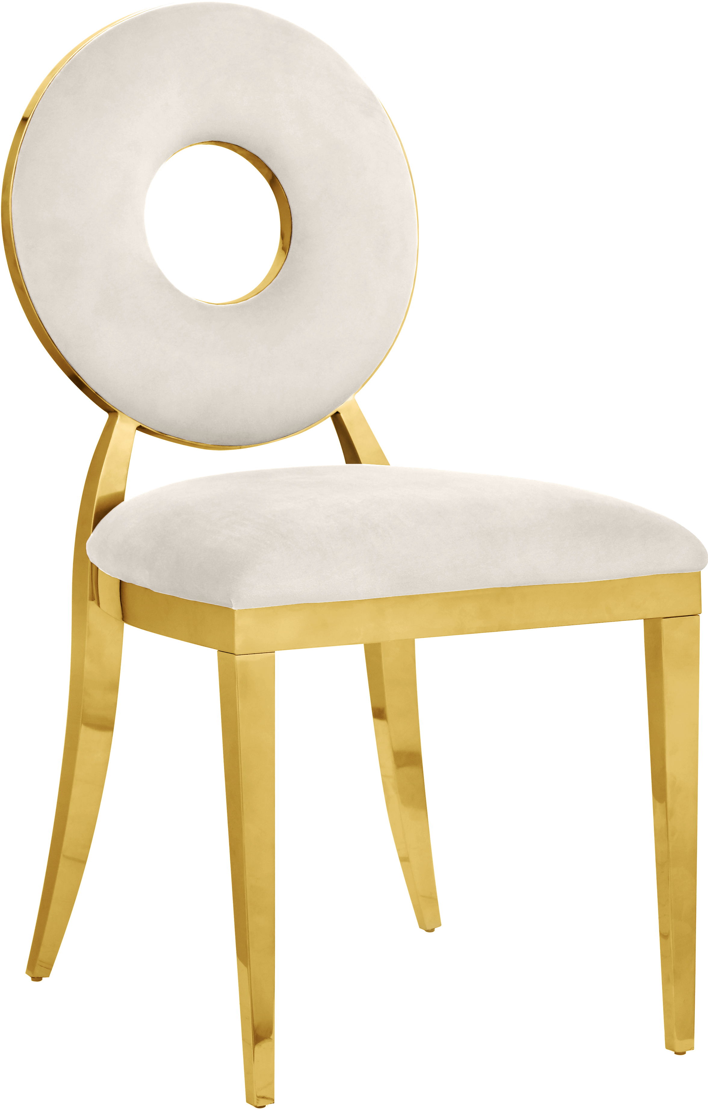 Carousel - Dining Chair (Set of 2) - Cream - Fabric