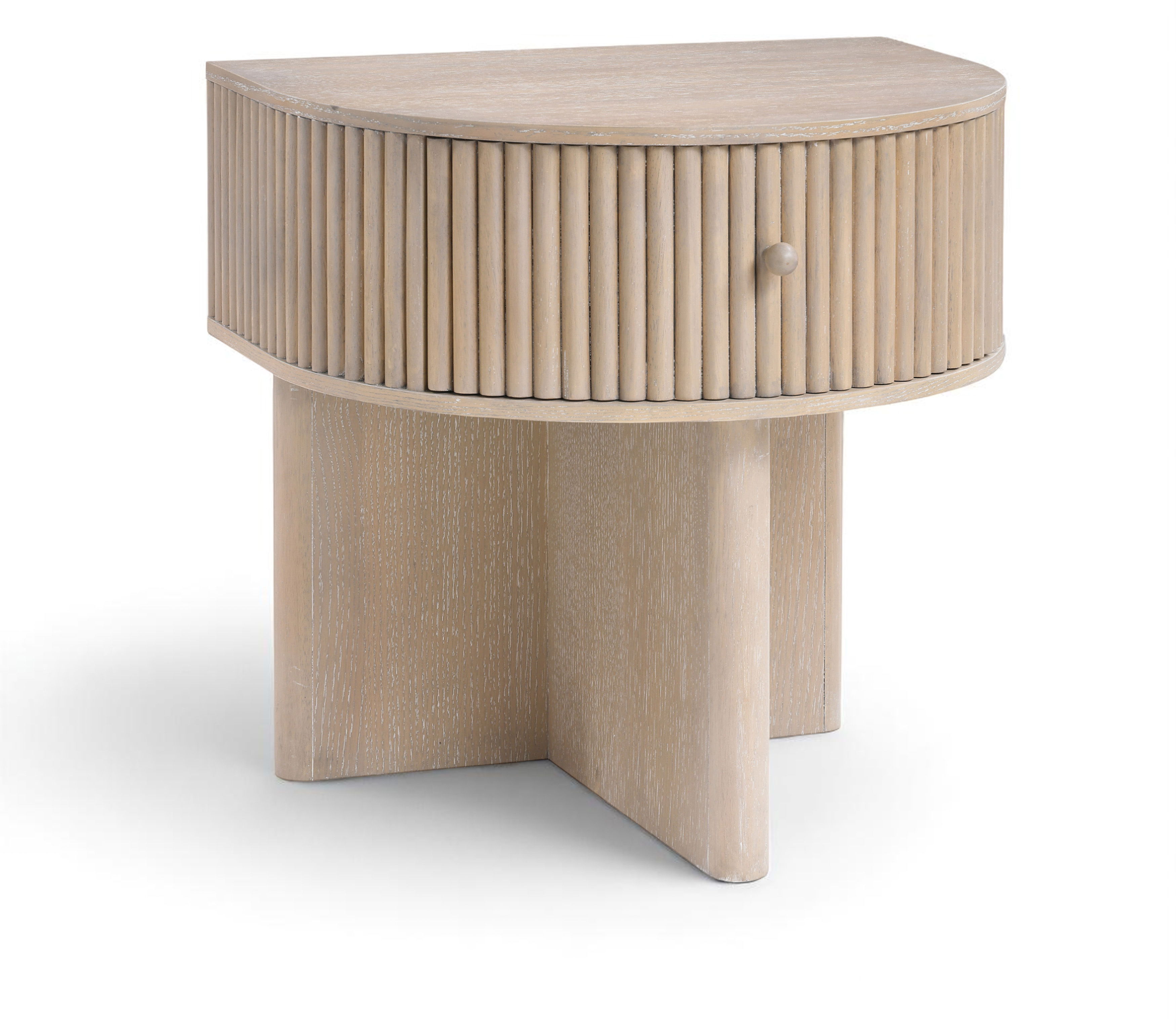 Cortland - Acacia Veneer And Solid Wood Night Stand - Natural