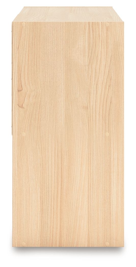Ashley Furniture Piperton - Four Cube Organizer - Tan - Image 5