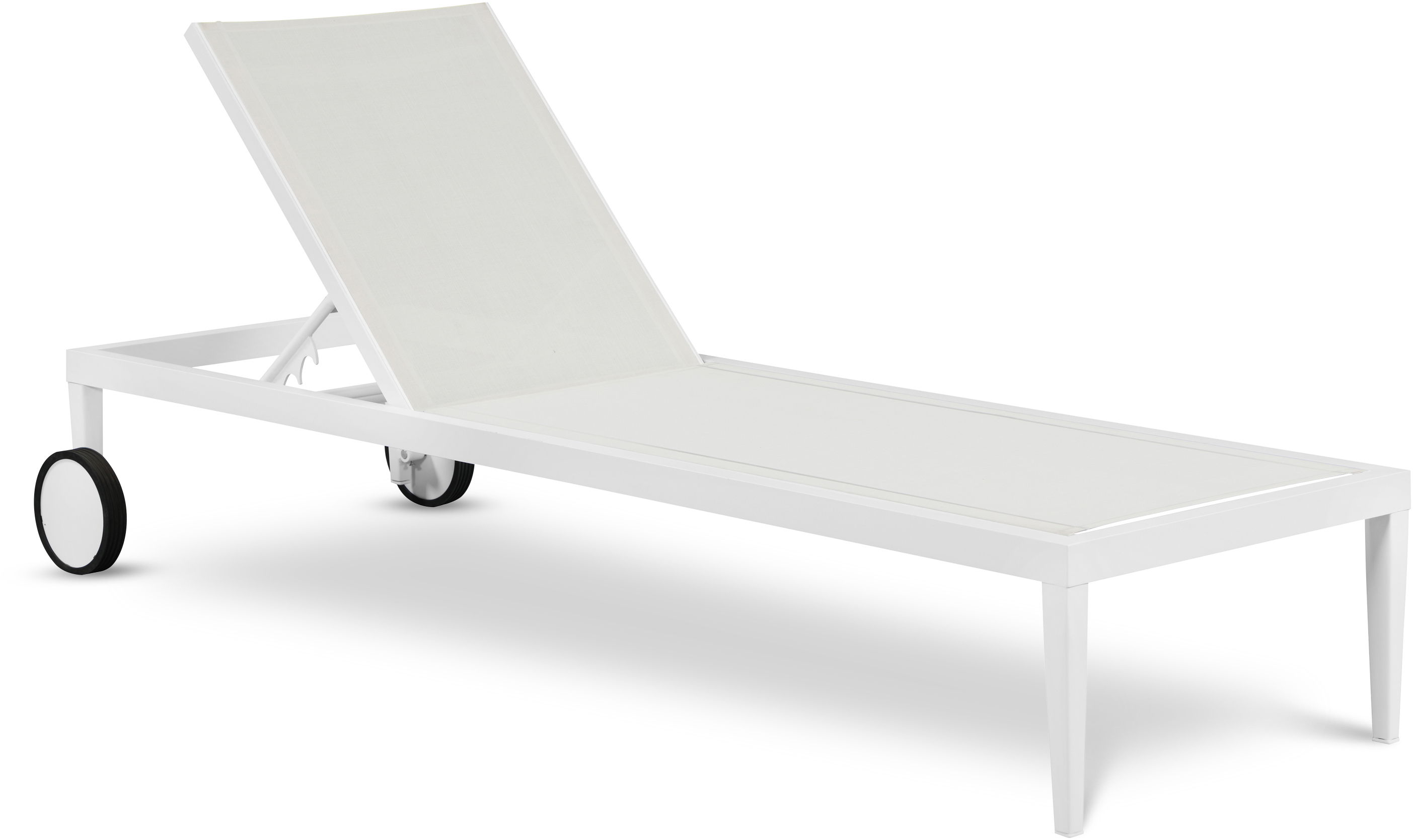Nizuc - Outdoor Patio Chaise Lounge Chair - White