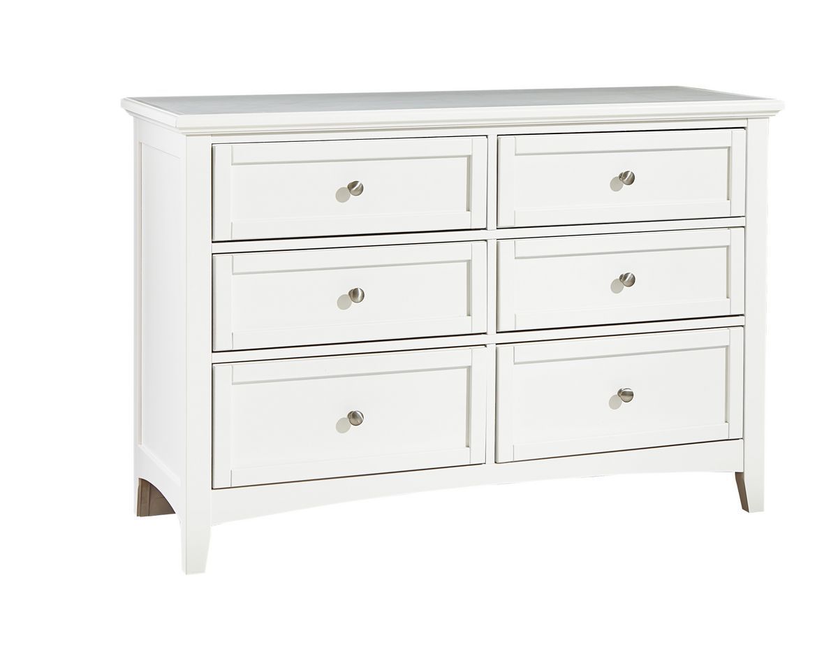 Bonanza - 6-Drawer Studio Dresser - White Image