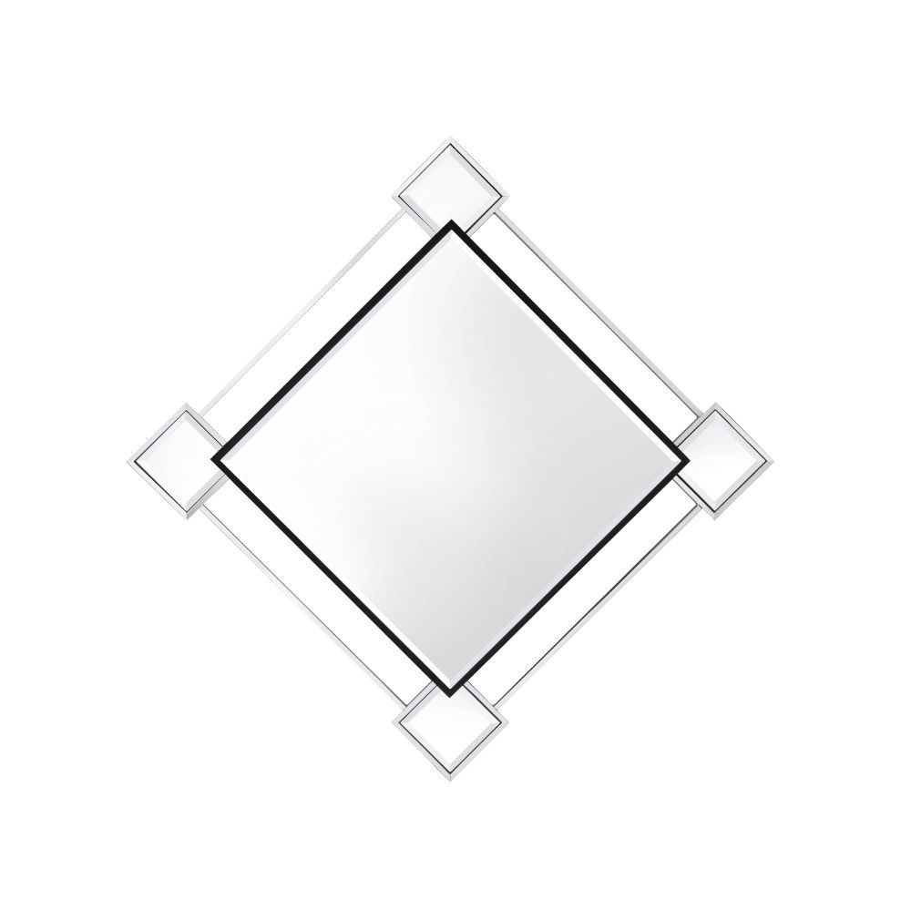 Asbury - Accent Mirror - Mirrored & Chrome, silver