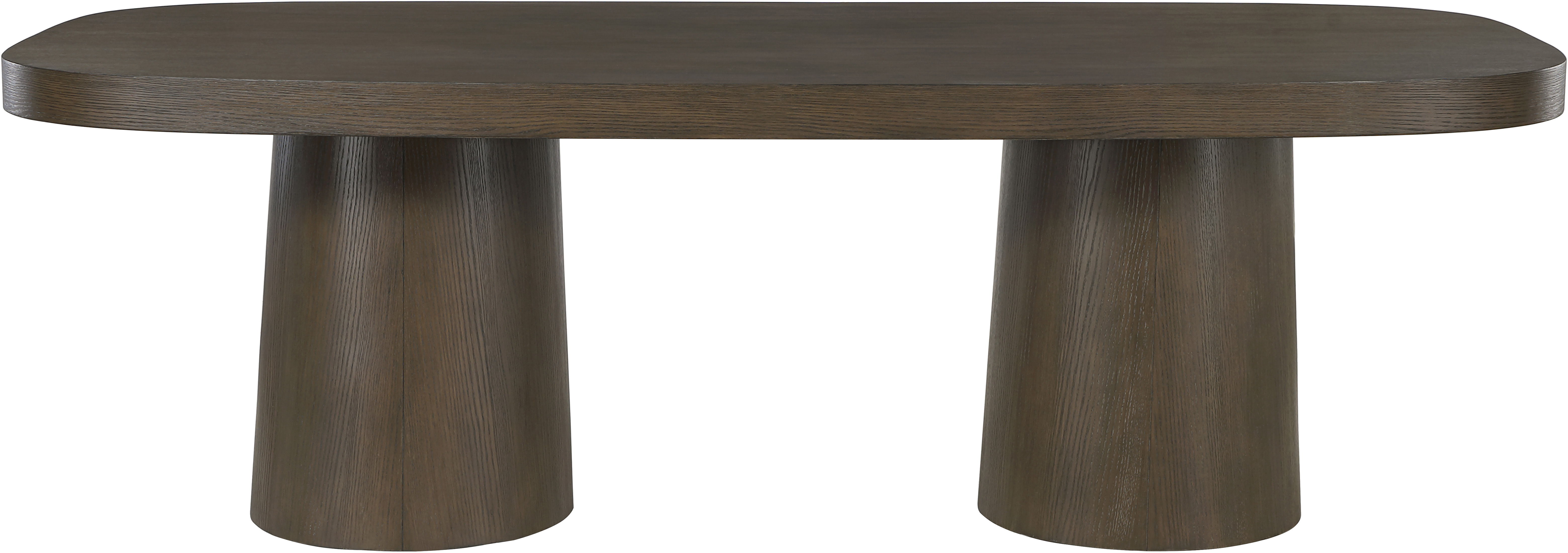 Woodhaven - Solid Wood And Oak Veneer Dining Table - Brown