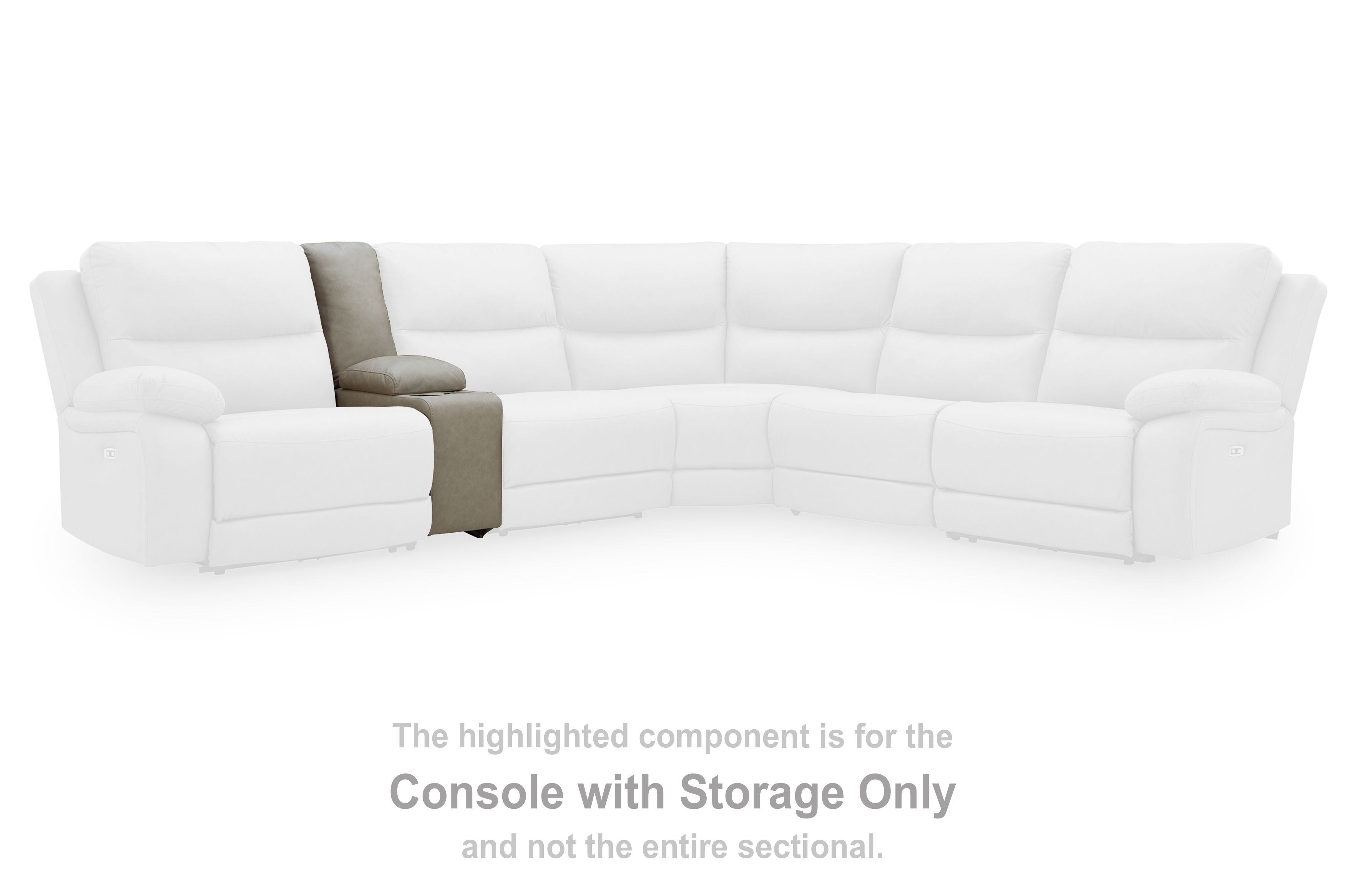 Narwhal Place - Console With Storage - Pebble