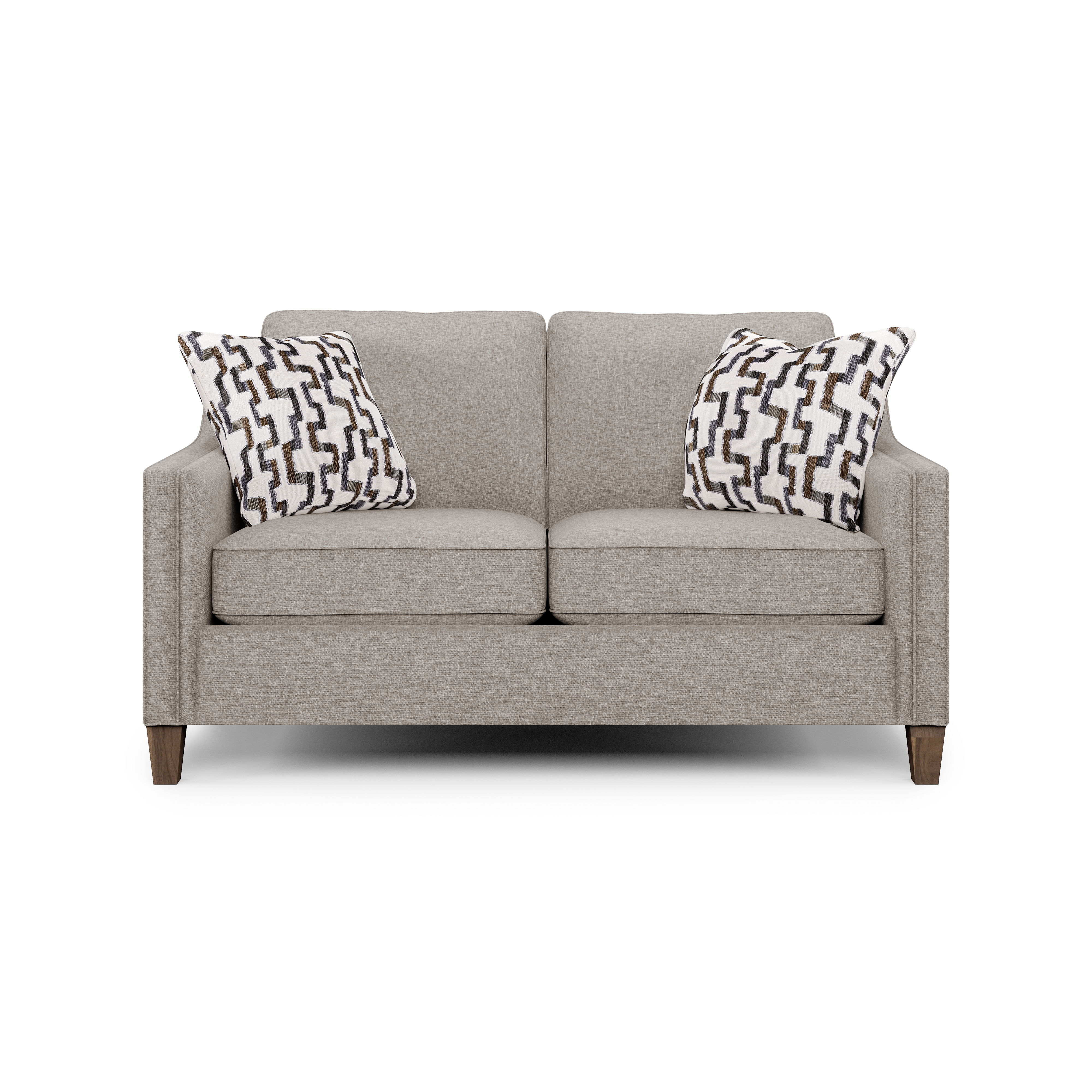 Finley - Fabric Loveseat, blue, view 4