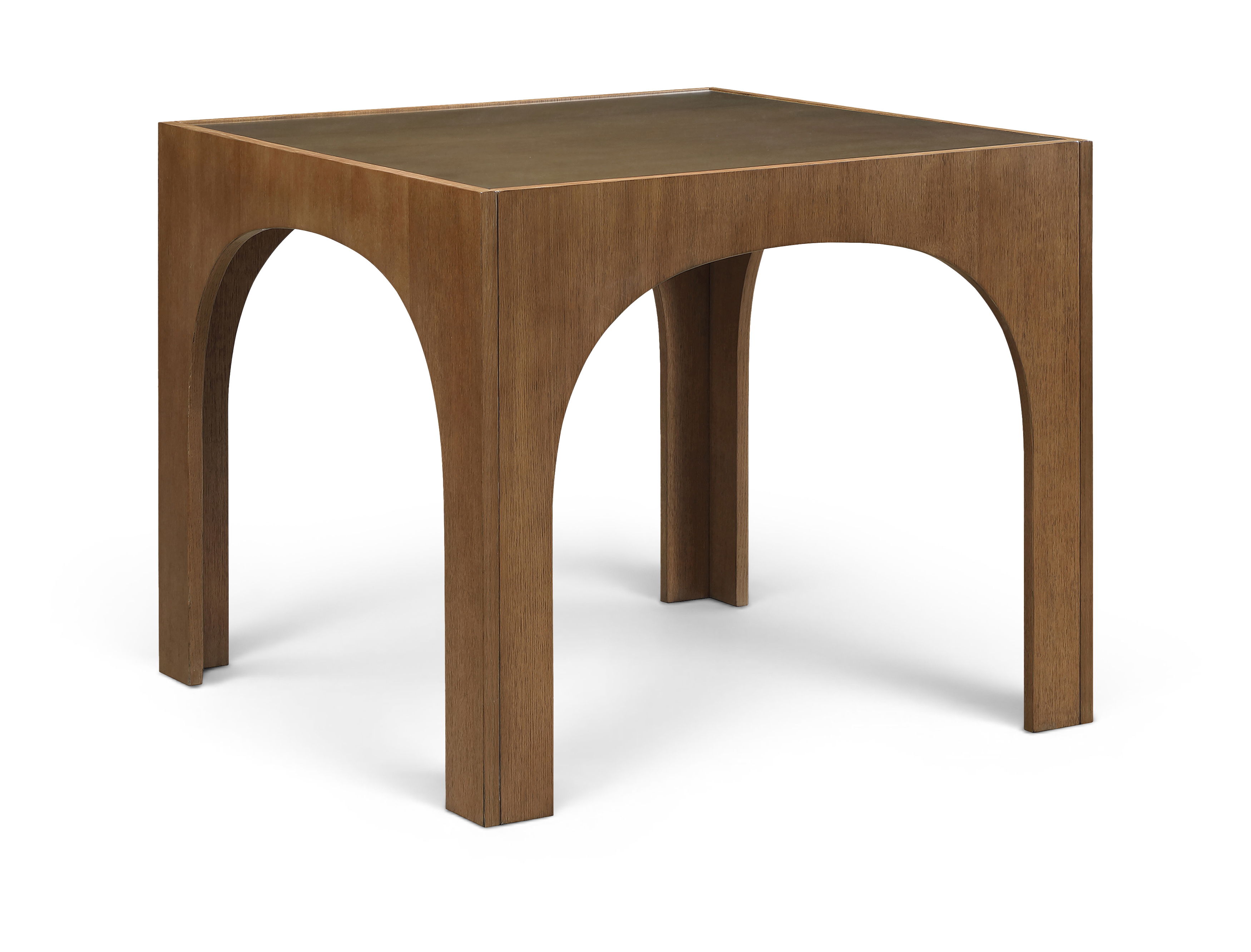 Waldorf - Tempered Glass Top Dining Table - Brown