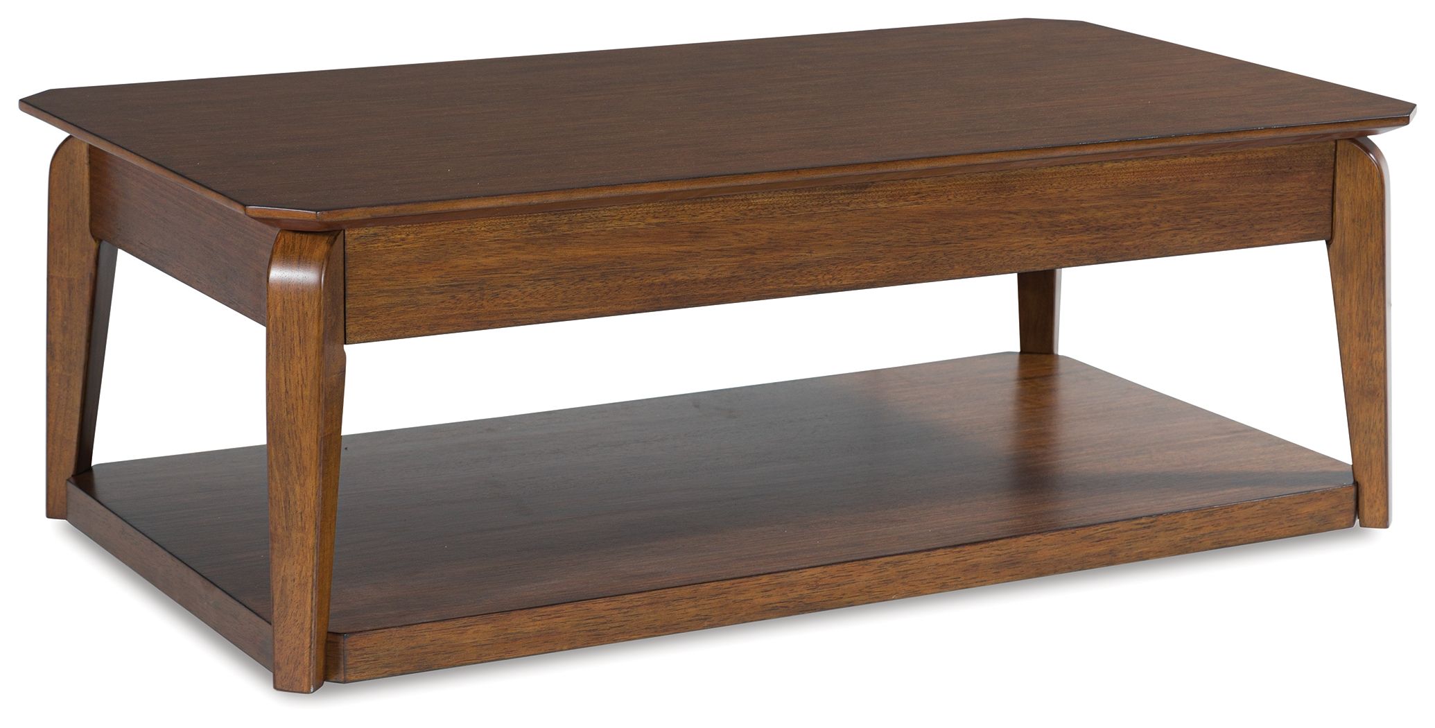 Ashley Furniture Trenmour - Rectangular Cocktail Table - Medium Brown - Image 6
