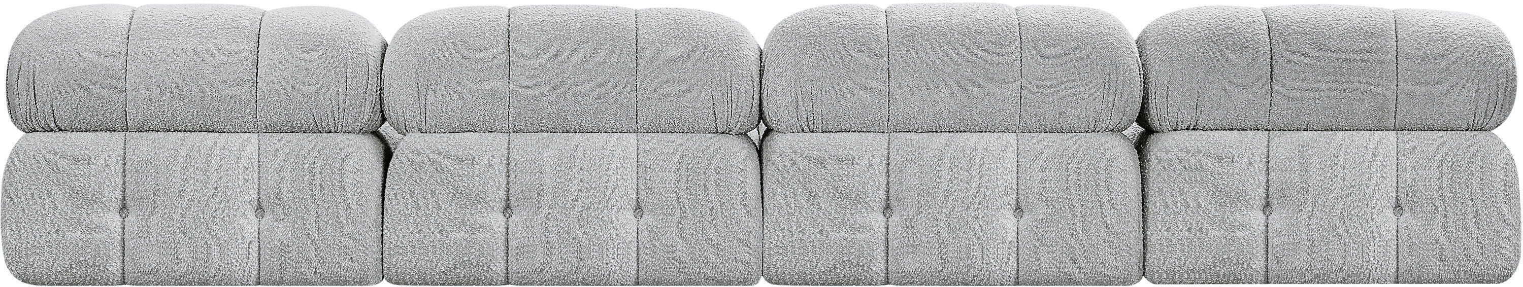 Ames - 4 Piece Modular Armless Sofa - Gray