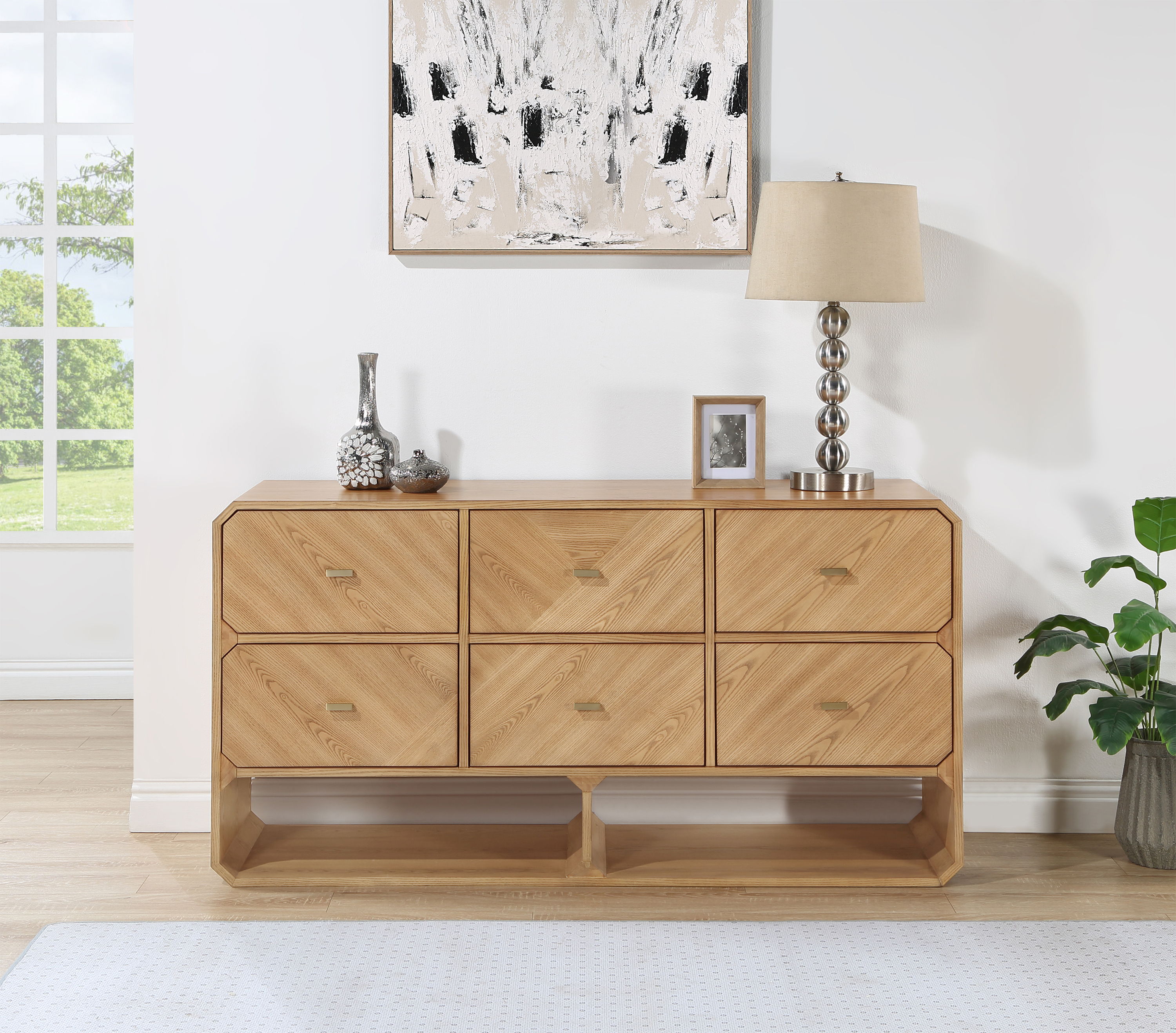 Parker - Ash Veneer Dresser - Natural