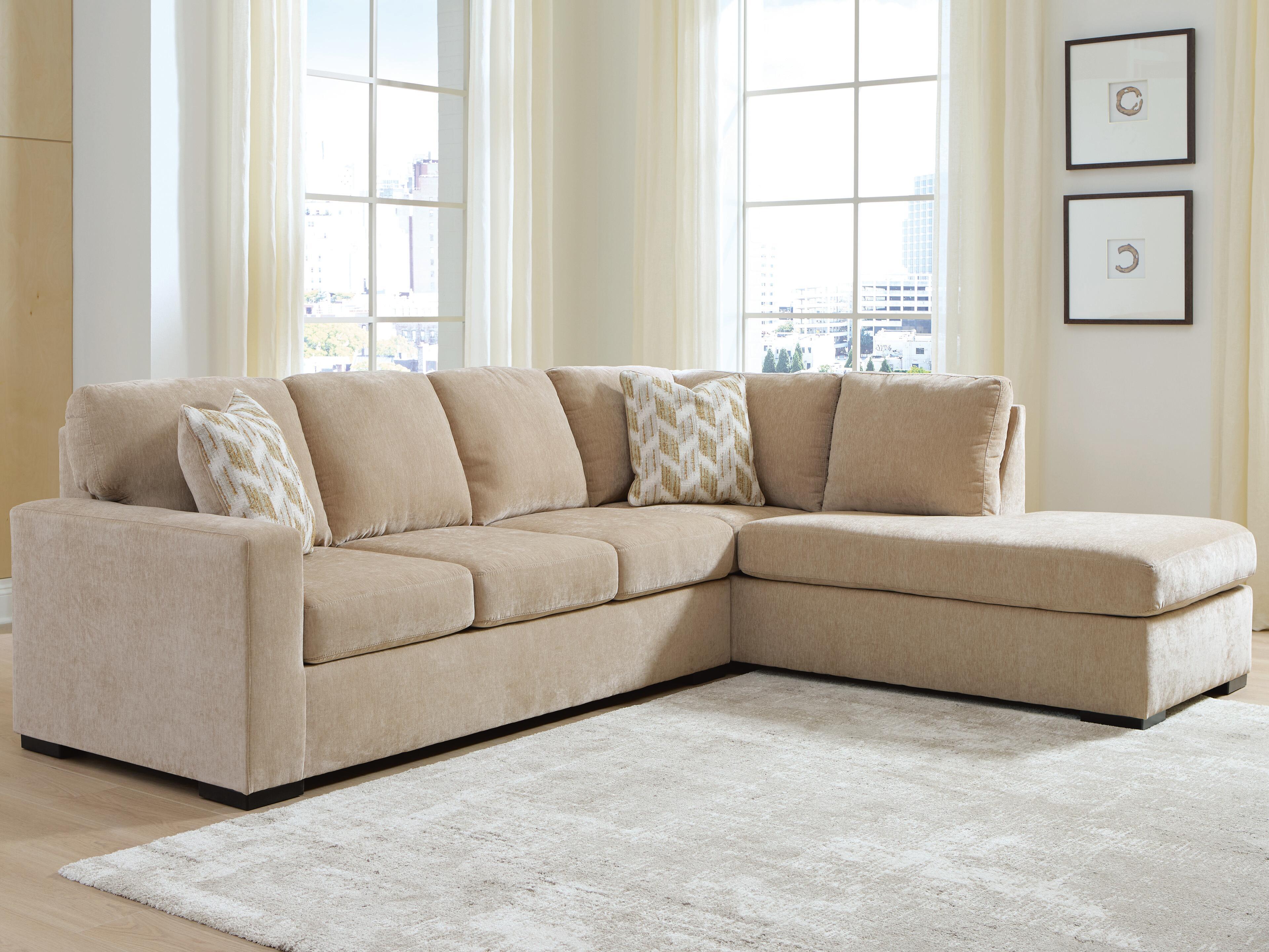 Ashley Furniture Bridgepoint - 2-Piece Sectional With RAF Corner Chaise - Almond - Image 2