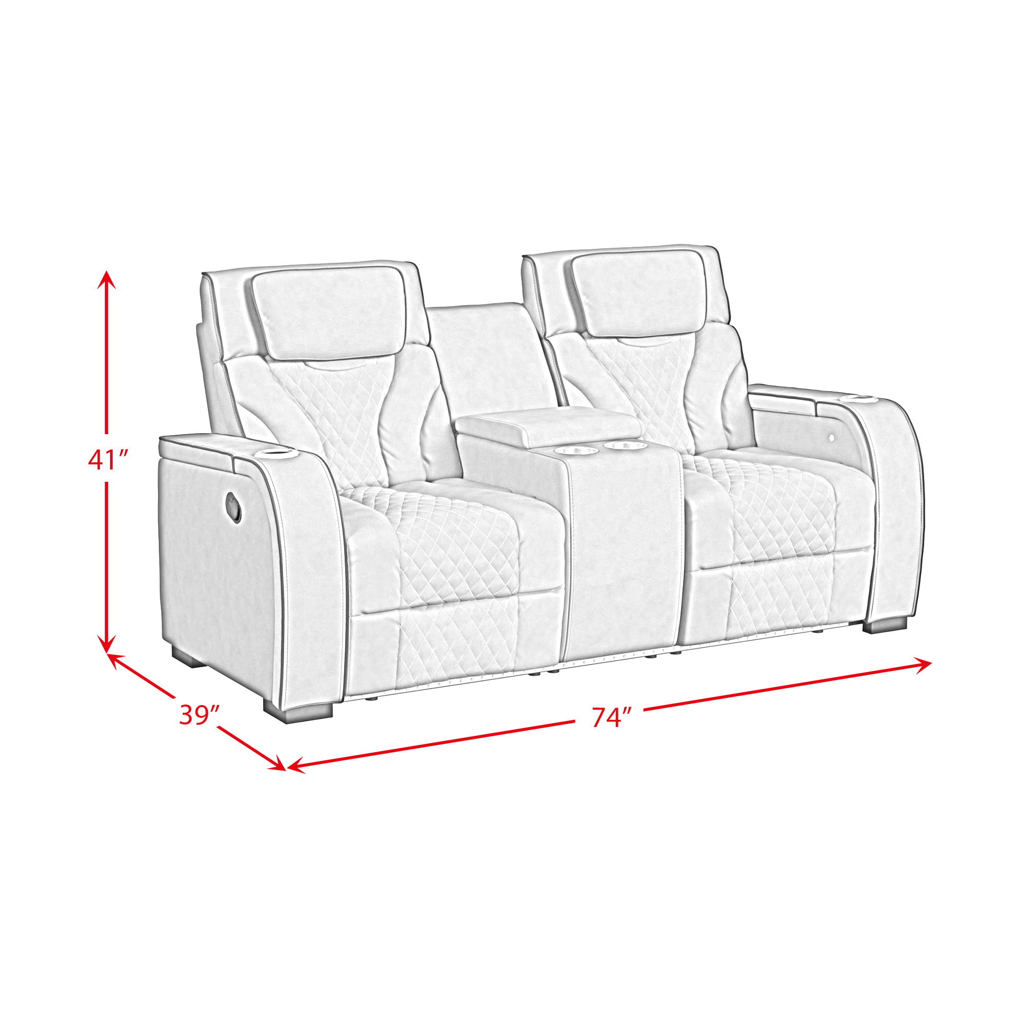 Blitz - 2 Piece Living Room Set (Sofa & Loveseat) - Simba Taupe And Black