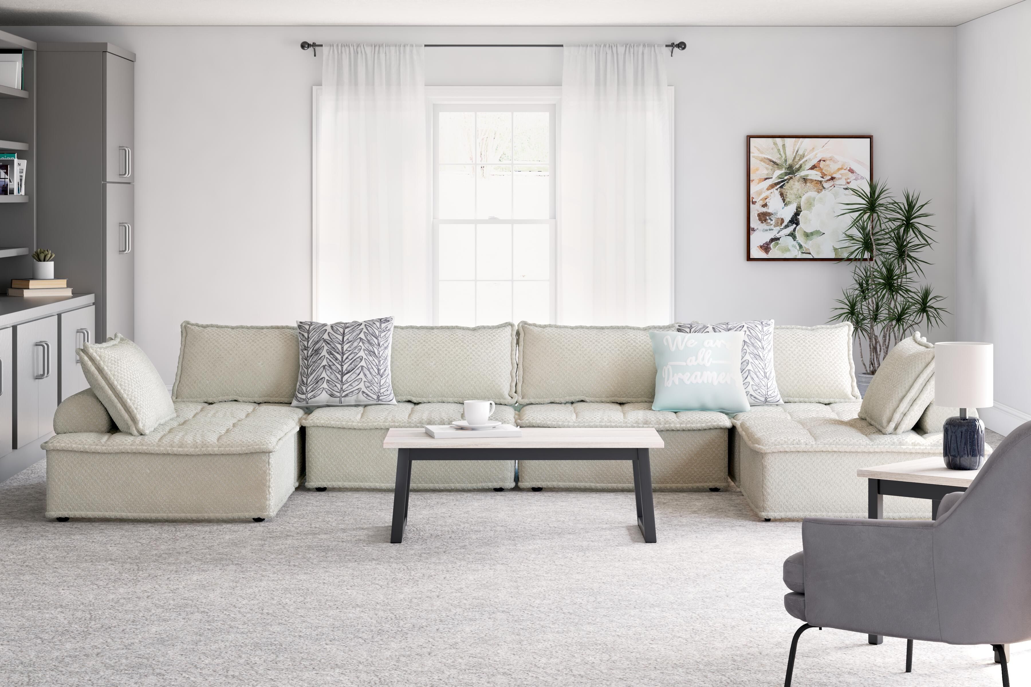 Ashley Furniture Bales - 6-Piece Modular Seating - Taupe - Image 13