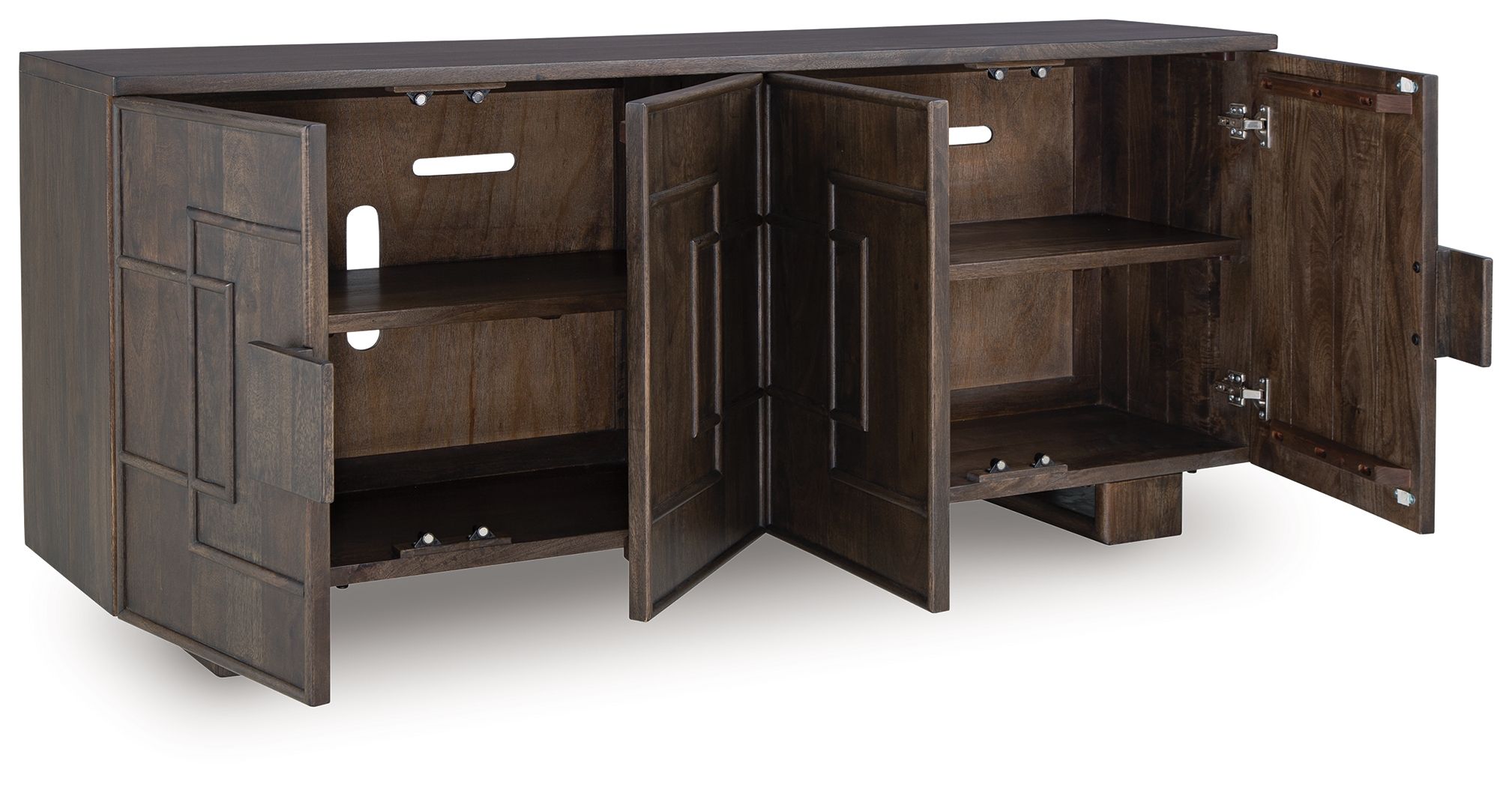 Ashley Furniture Cato - Accent Cabinet - Dark Brown - Image 3