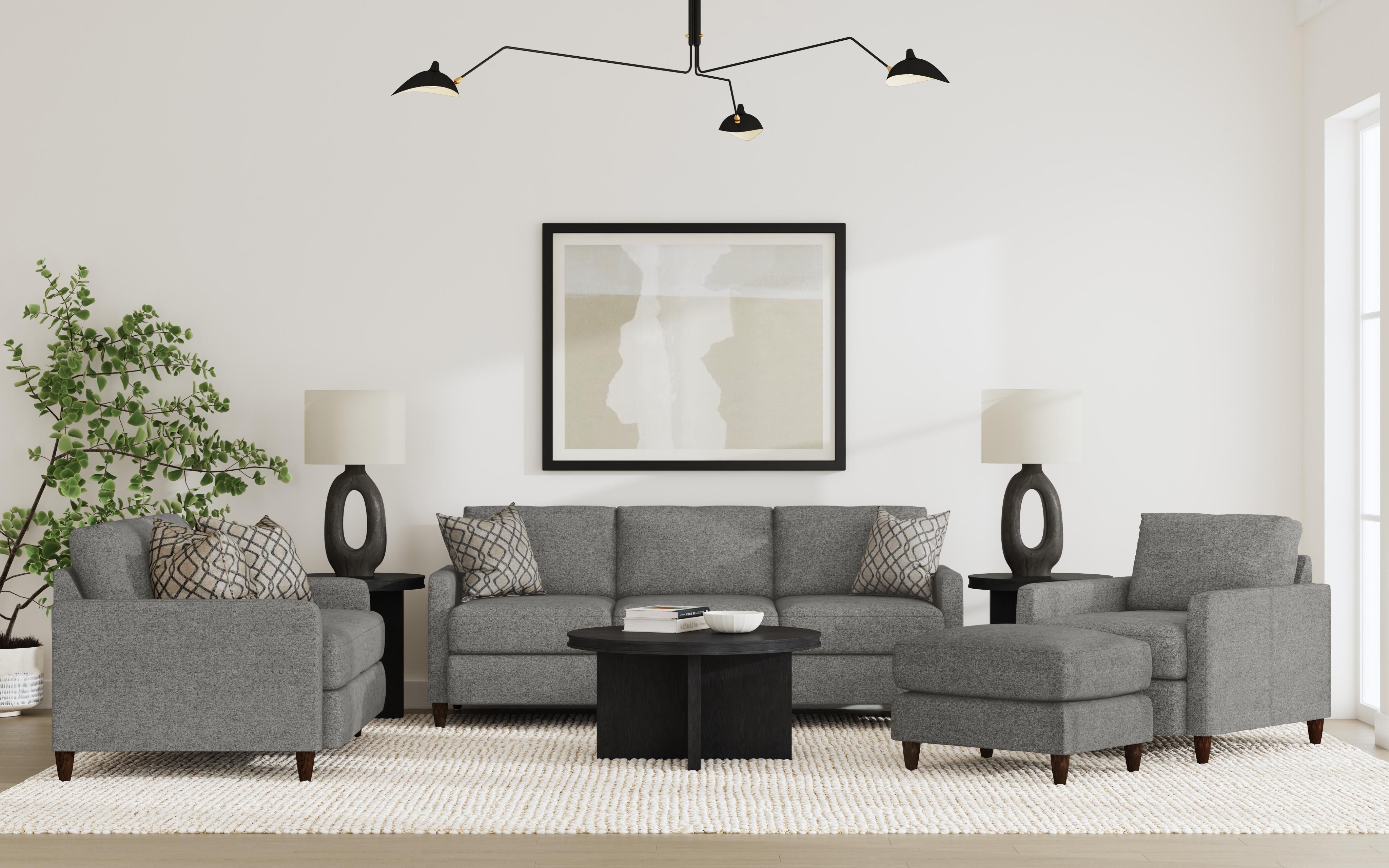 Fern - Fabric Chair, gray, view 7