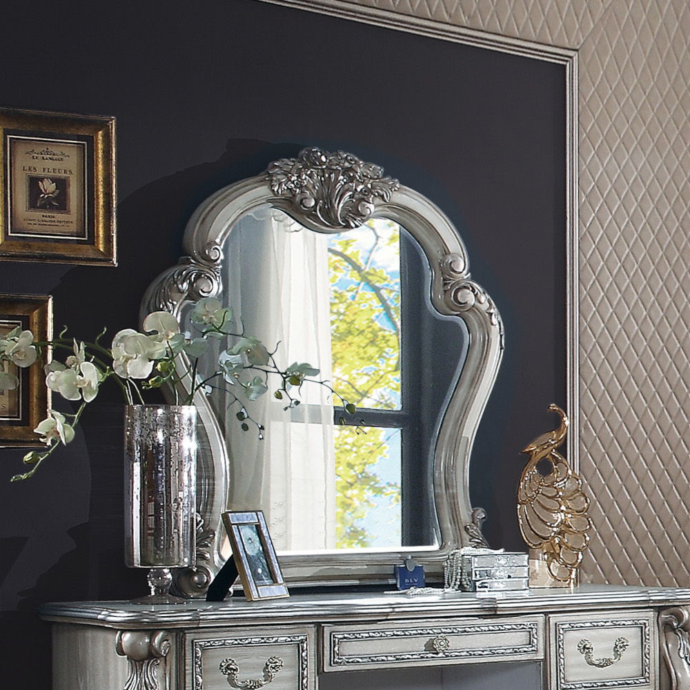 Dresden - Mirror - Vintage Bone White, white, view 4