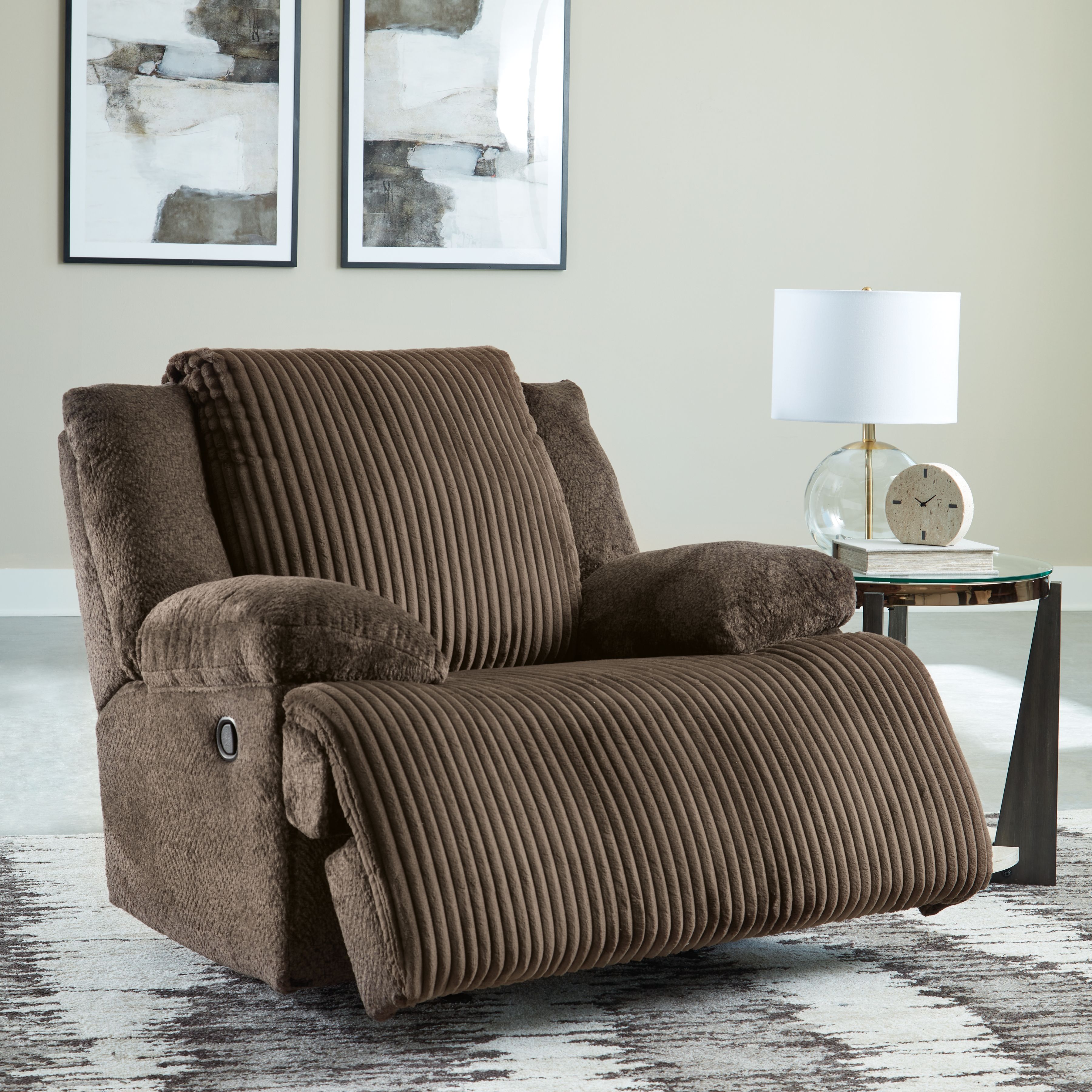 Ashley Furniture Top Tier - Rocker Recliner - Chocolate - Image 9
