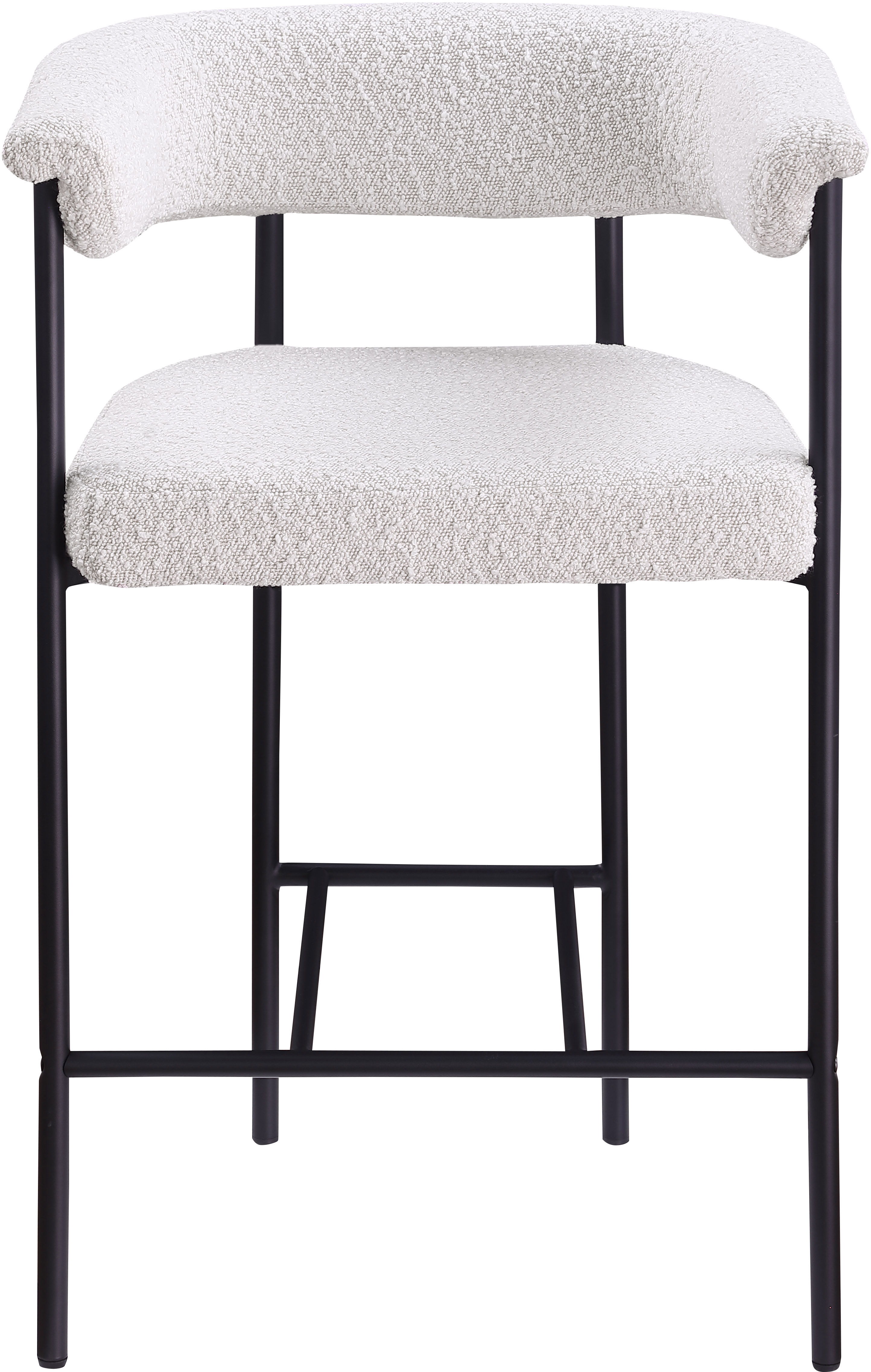 Malin - Boucle Counter Stool (Set of 2) - Cream