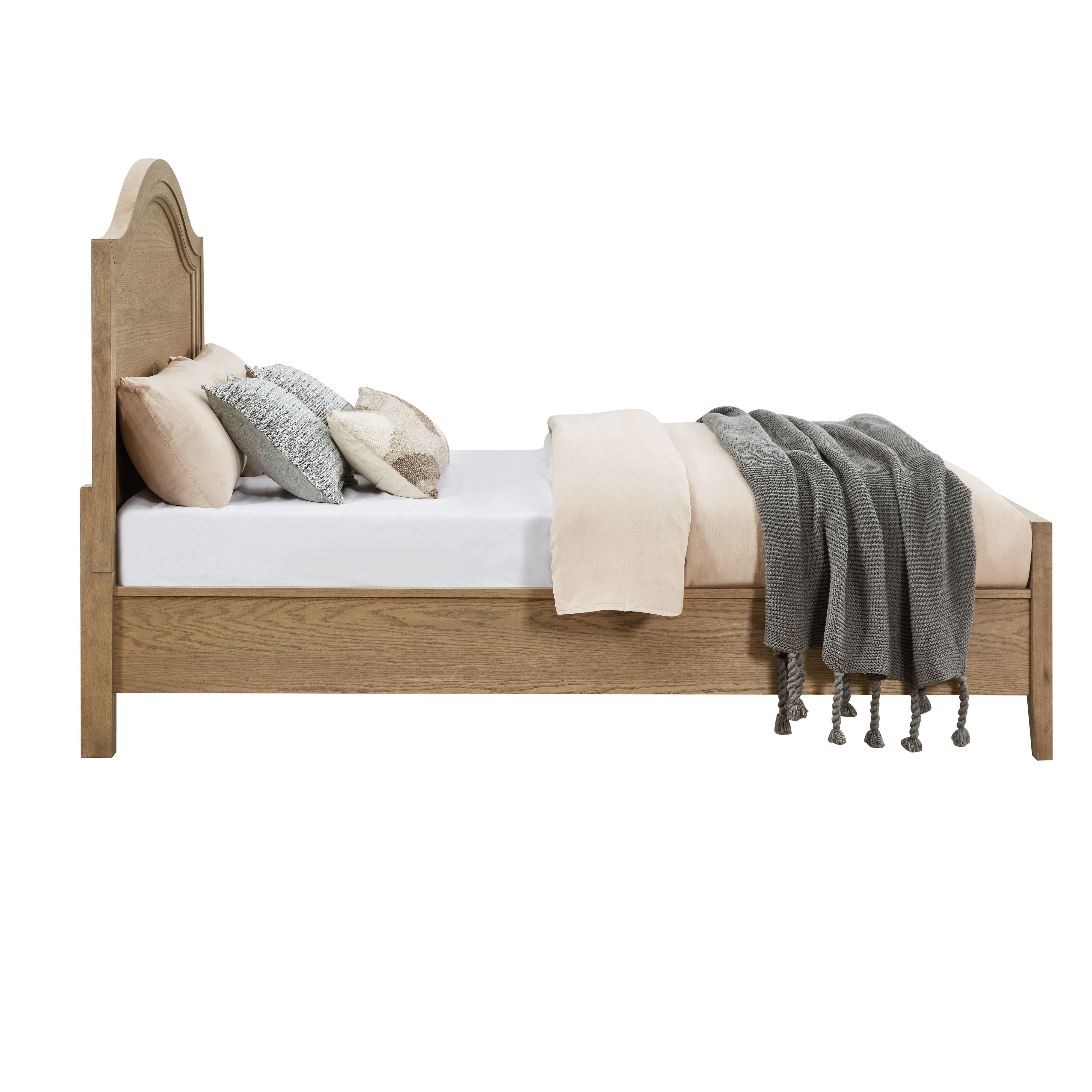 Arlington - King Panel Bed - Dark Brown, dark brown, view 3