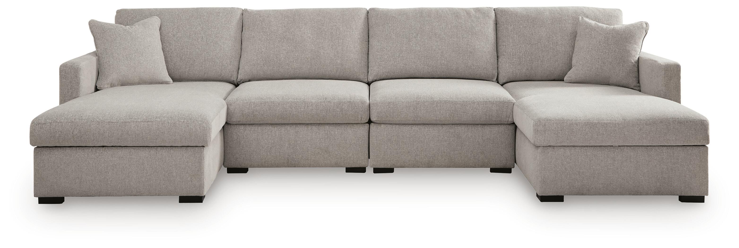 4 Pc · Double Chaise Sectional