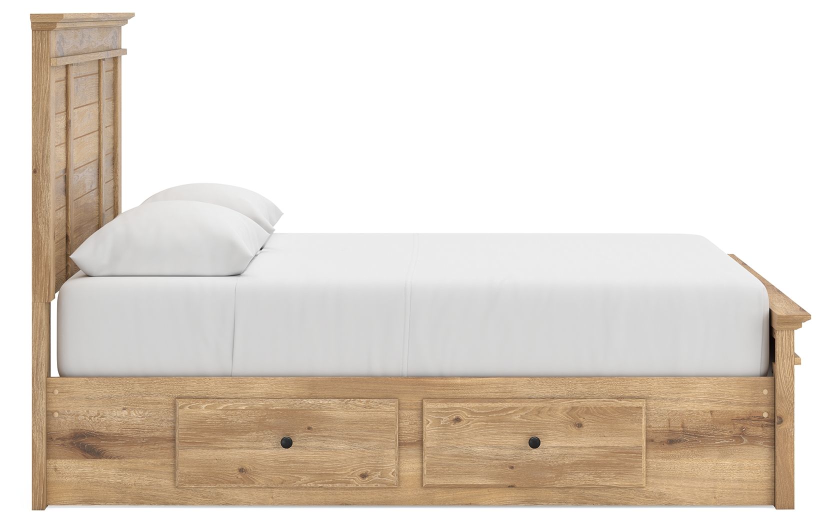 Ashley Furniture Makidern - Queen Panel Storage Bed With Under Bed Storage Unit - Tan - Image 10