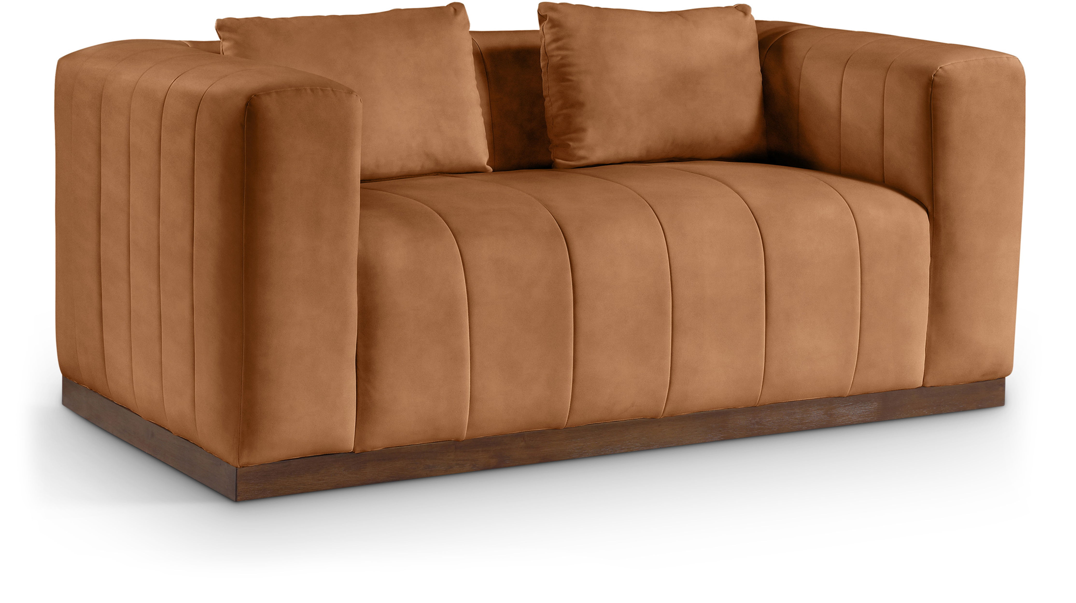 Mallina - Loveseat - Cognac