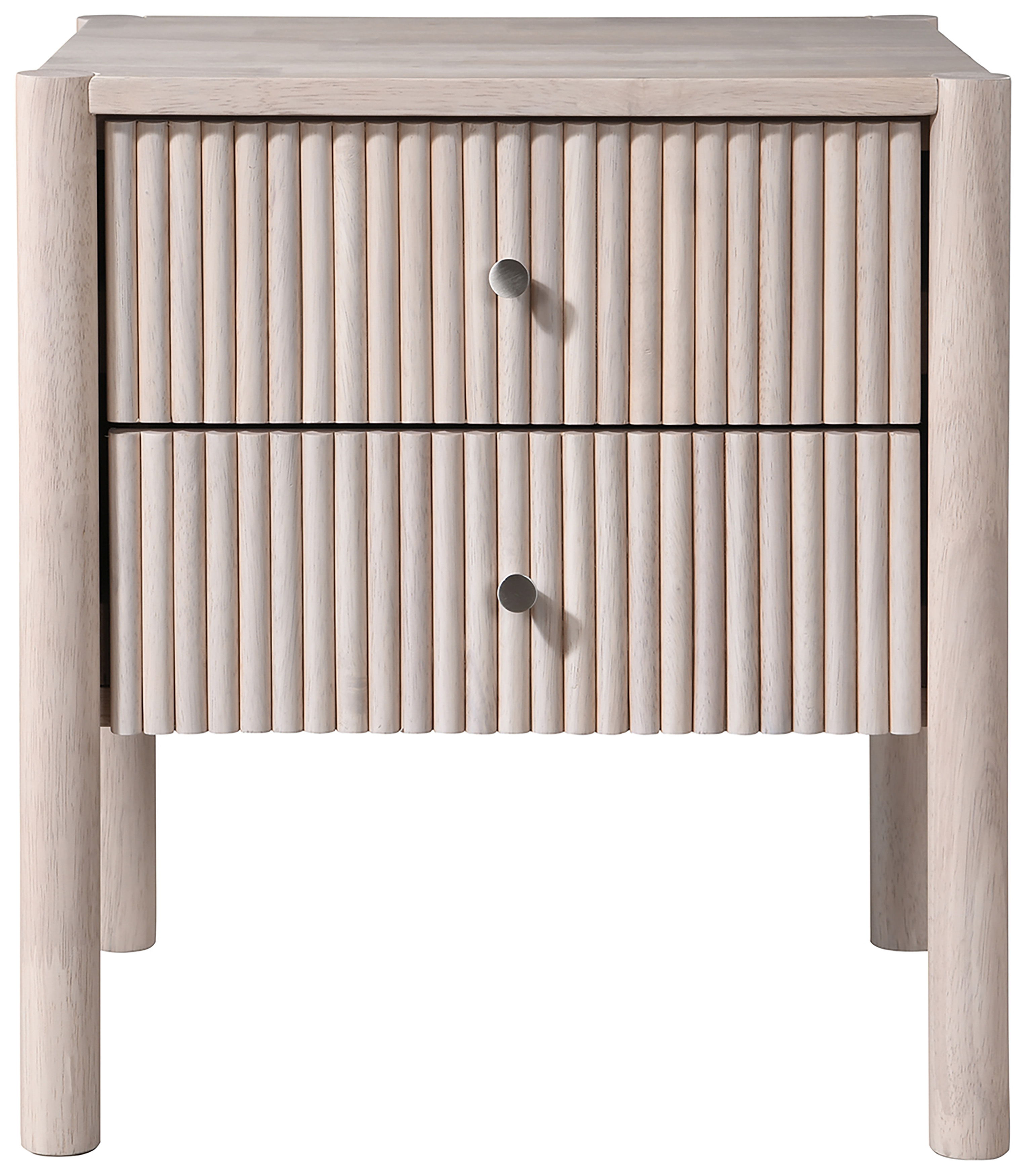 Kivo - Solid Wood Nightstand - Natural