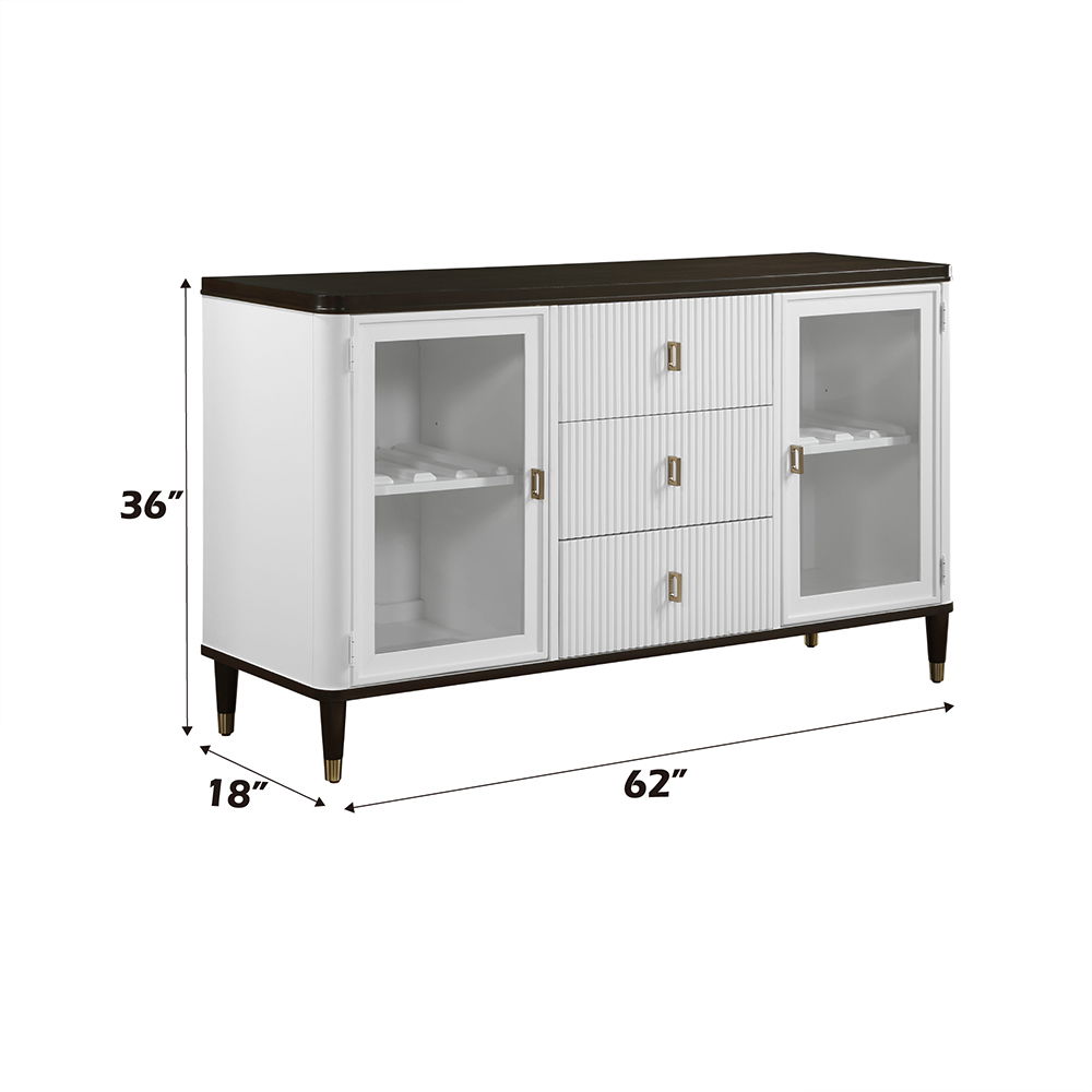 Carena - Server - White & Brown, white, view 4
