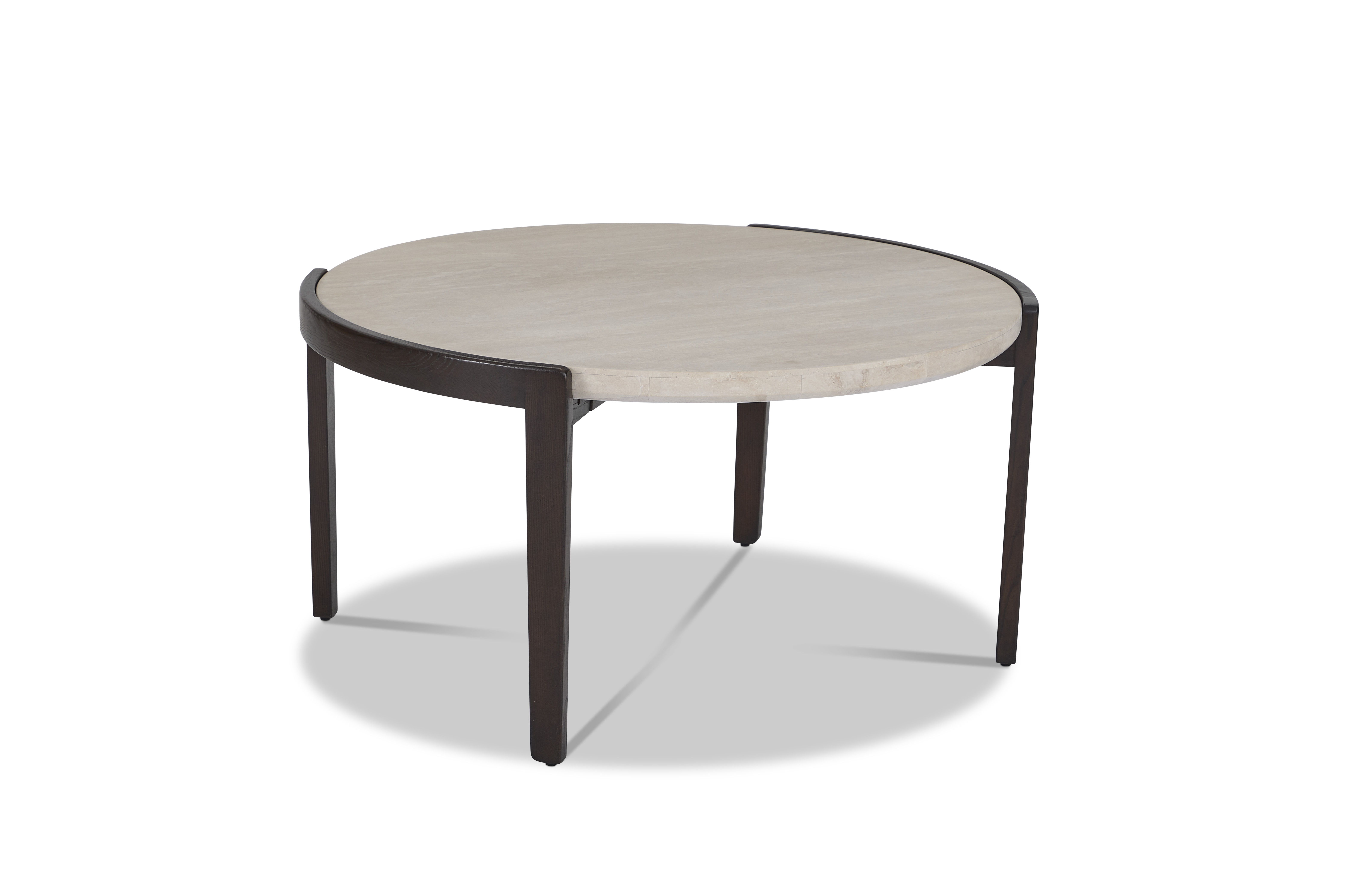 Palette - Occasional Round Coffee Table - Beige, beige
