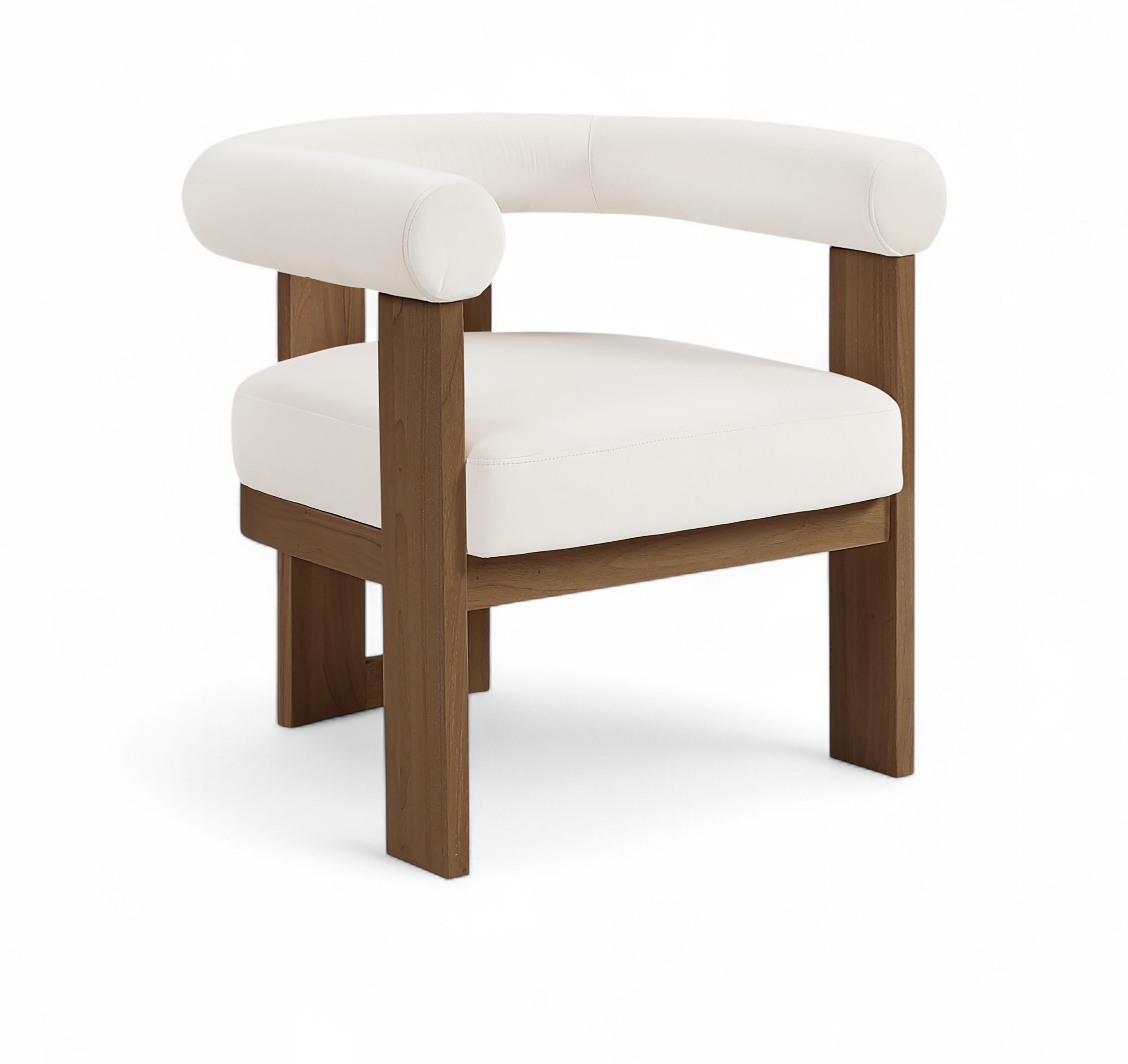 Arienzo - Performance Fabric Upholstered Accent Chair - Cream