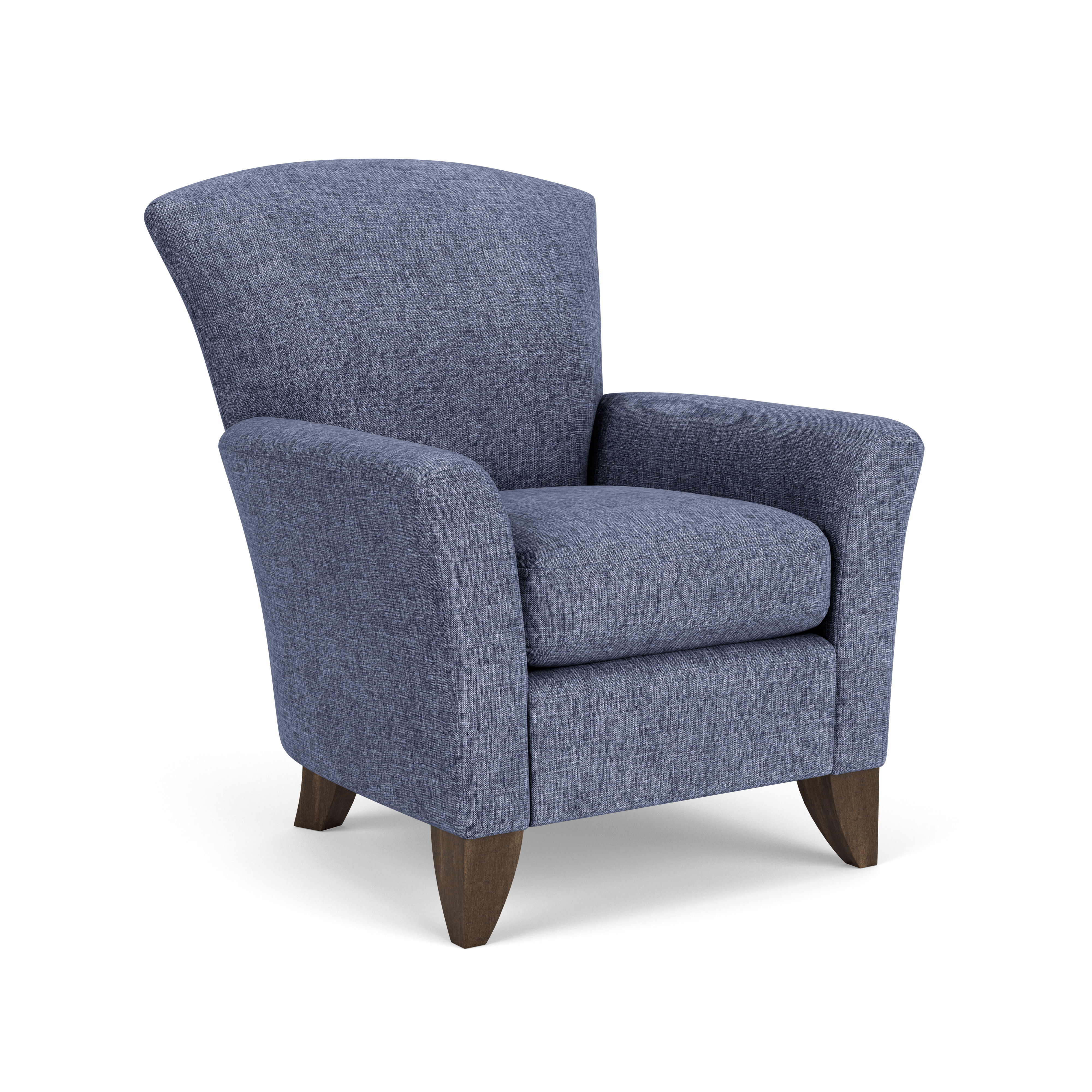 Jupiter - Fabric Chair, dark brown, view 2