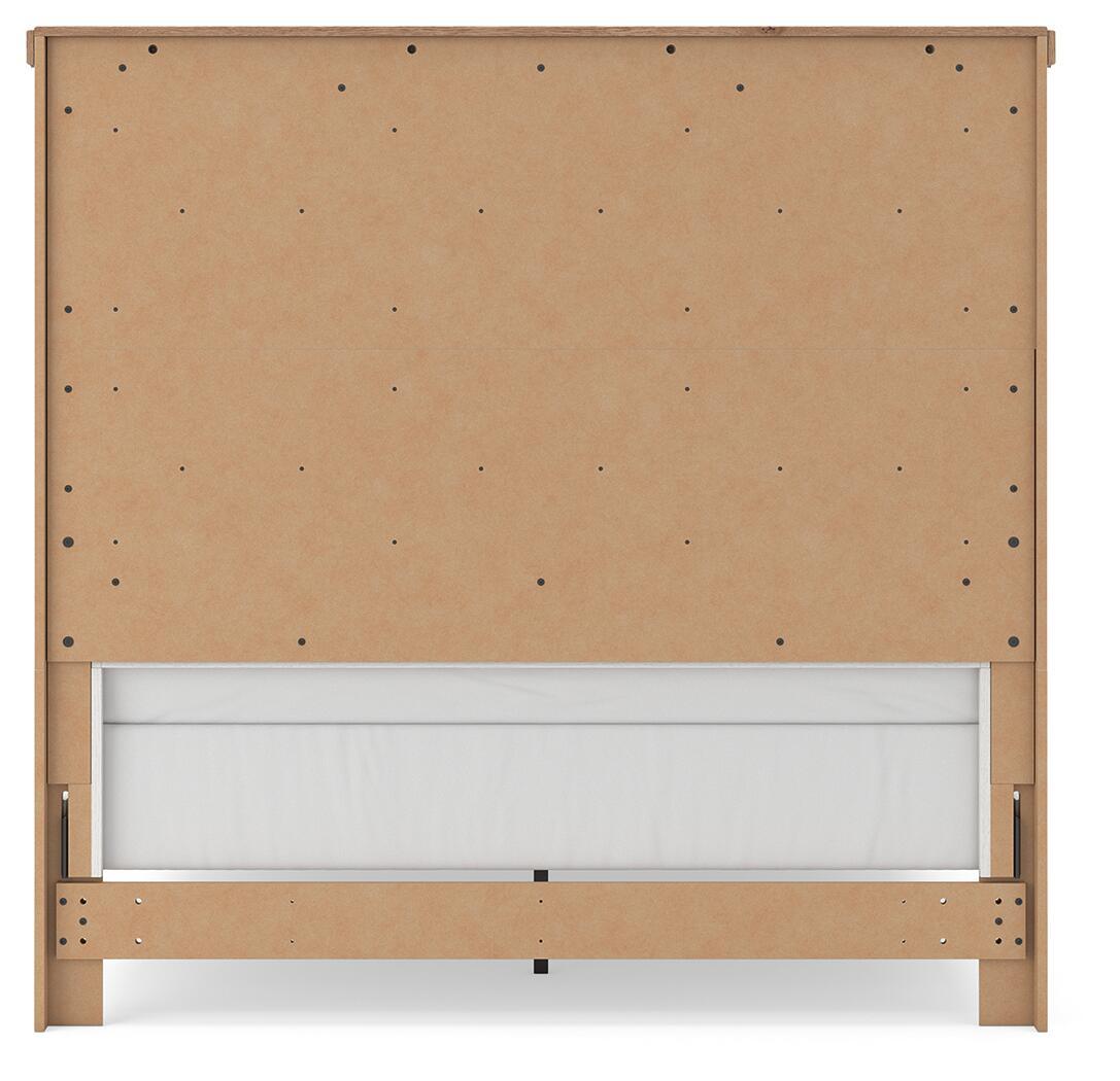 Ashley Furniture Savonport - Queen Panel Bed - White / Brown - Image 8