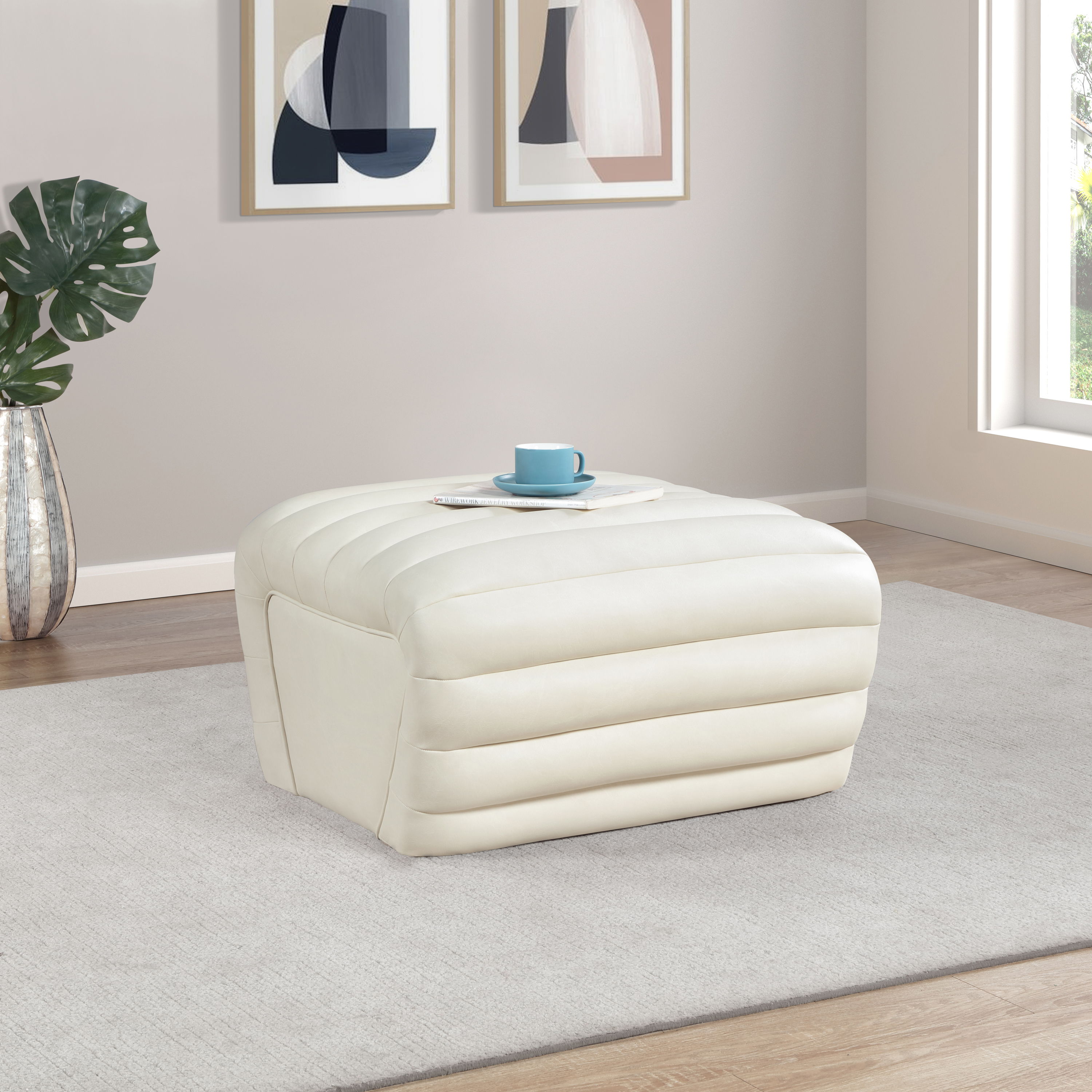 Vega - Ottoman - Cream