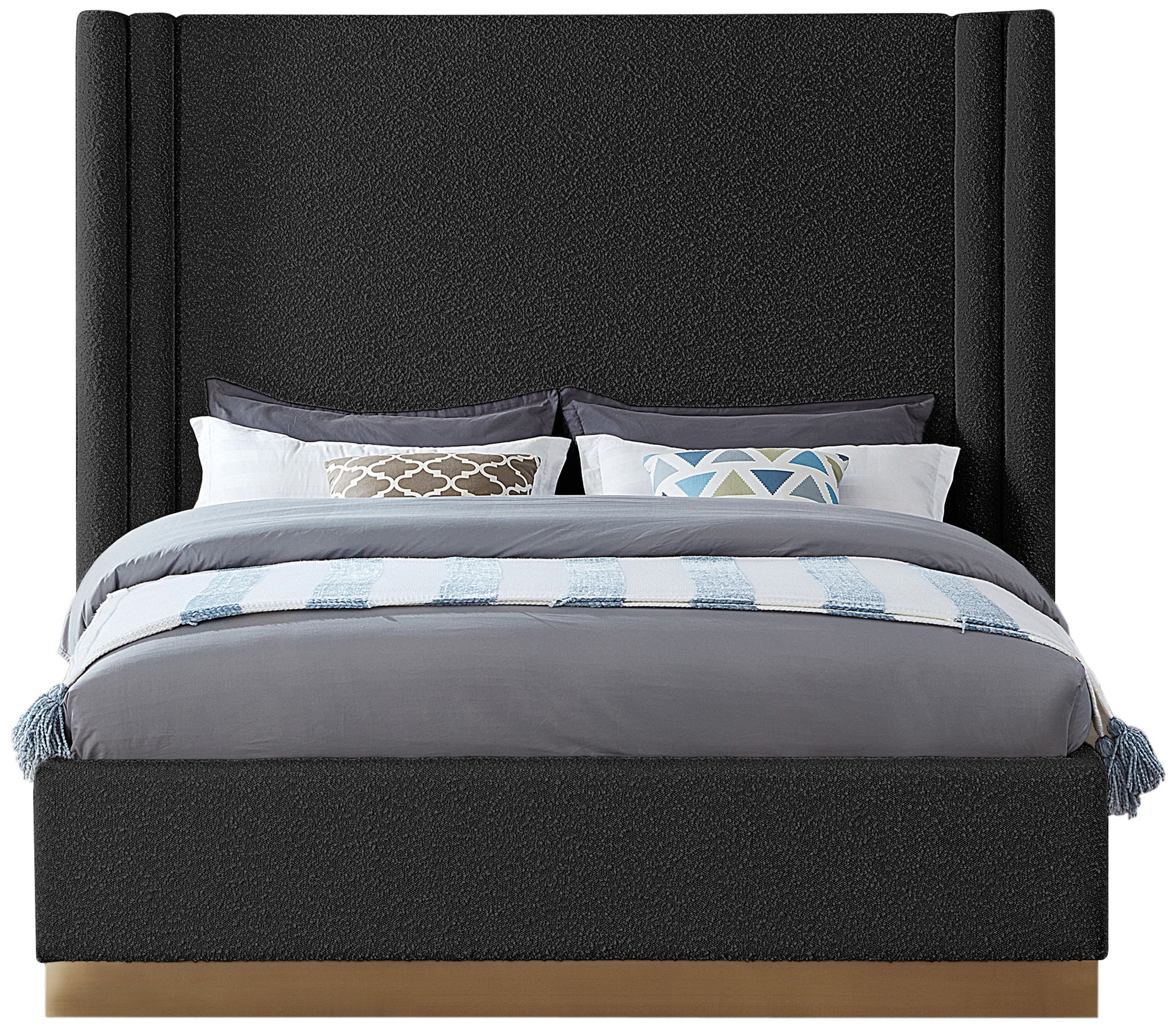 Halton - King Bed - Black