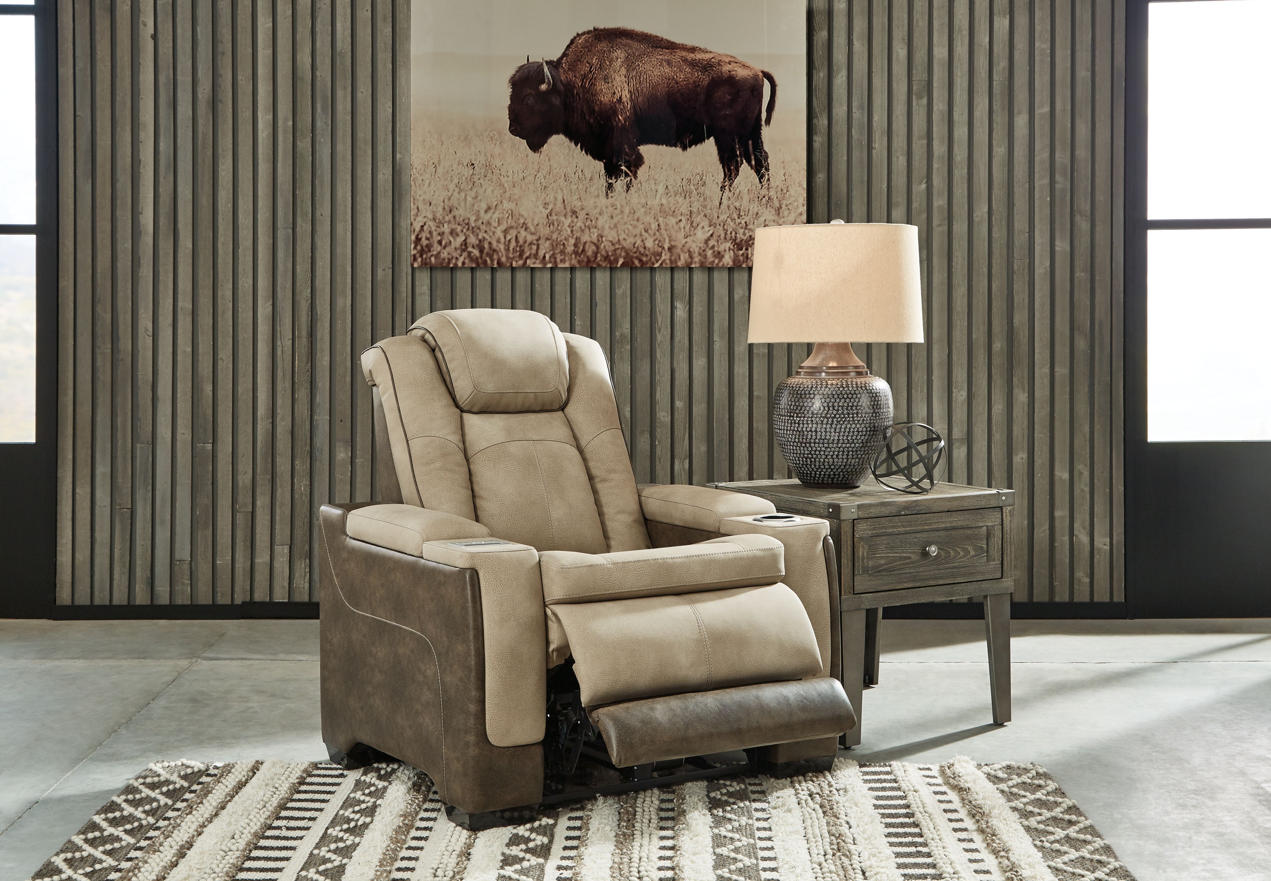 Ashley Furniture Next-Gen Durapella - 3 Pc. - Power Sofa, Loveseat, Recliner - Sand - Image 10