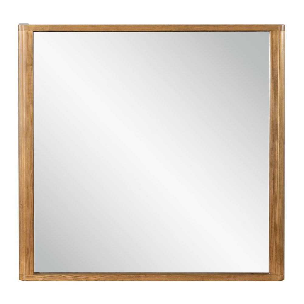 Zoey - Mirror - Oak, light brown, view 2