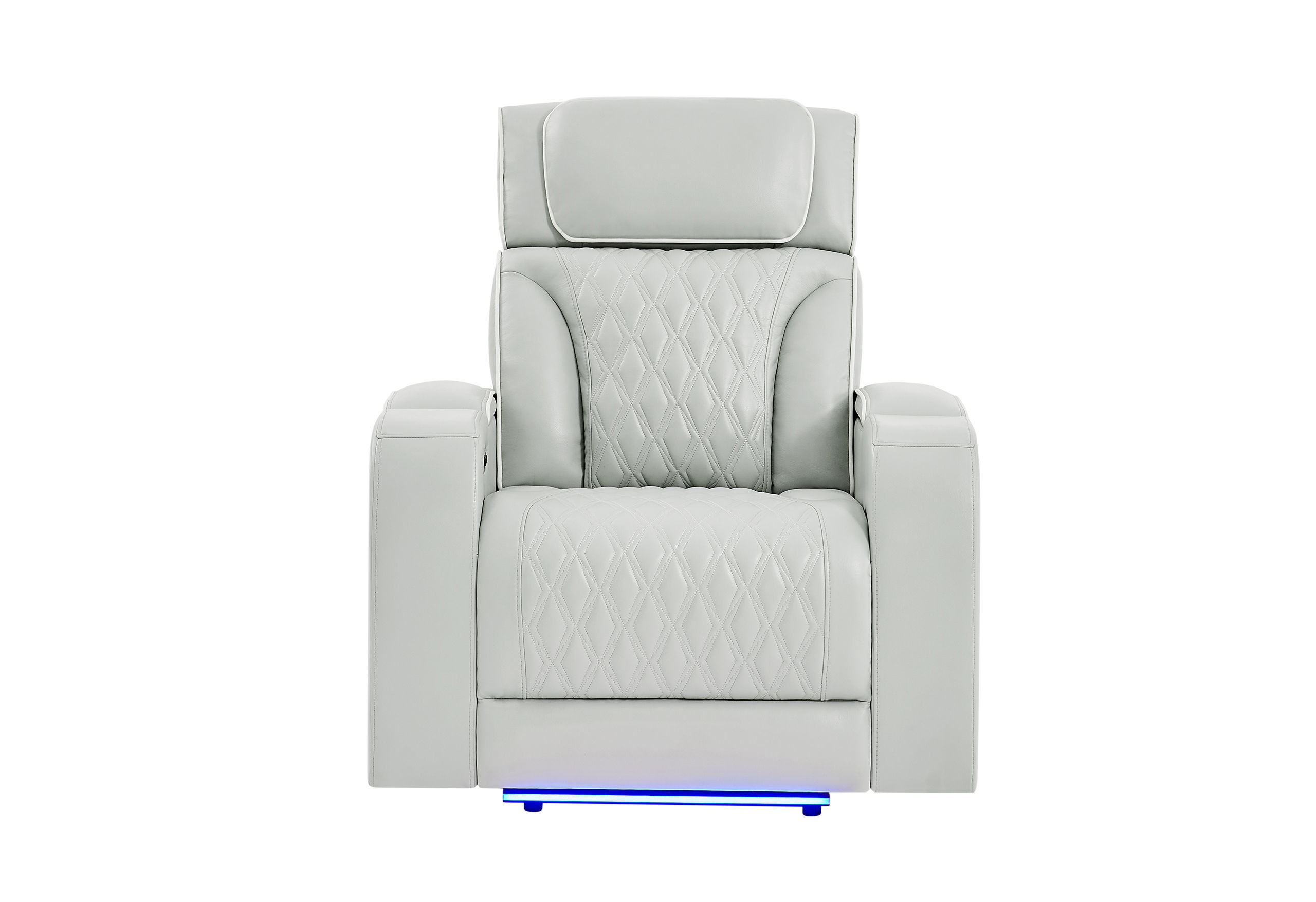 Power Recliner With Power Headrest And LED
