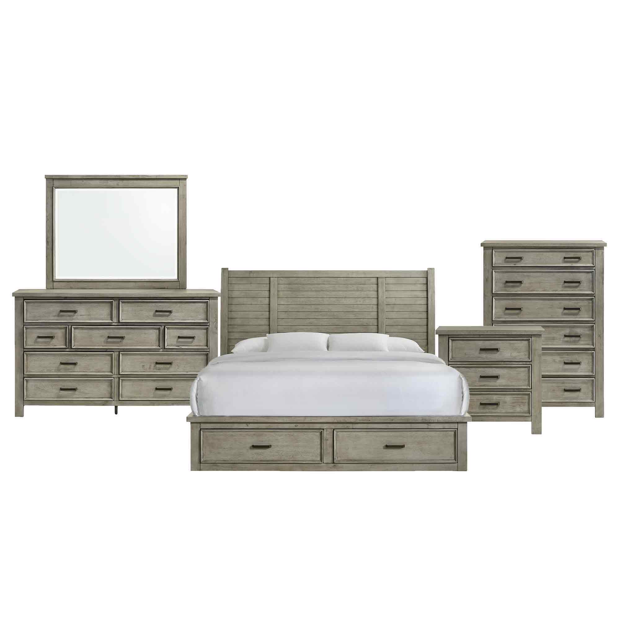 King · 5 Pc · Bedroom Set