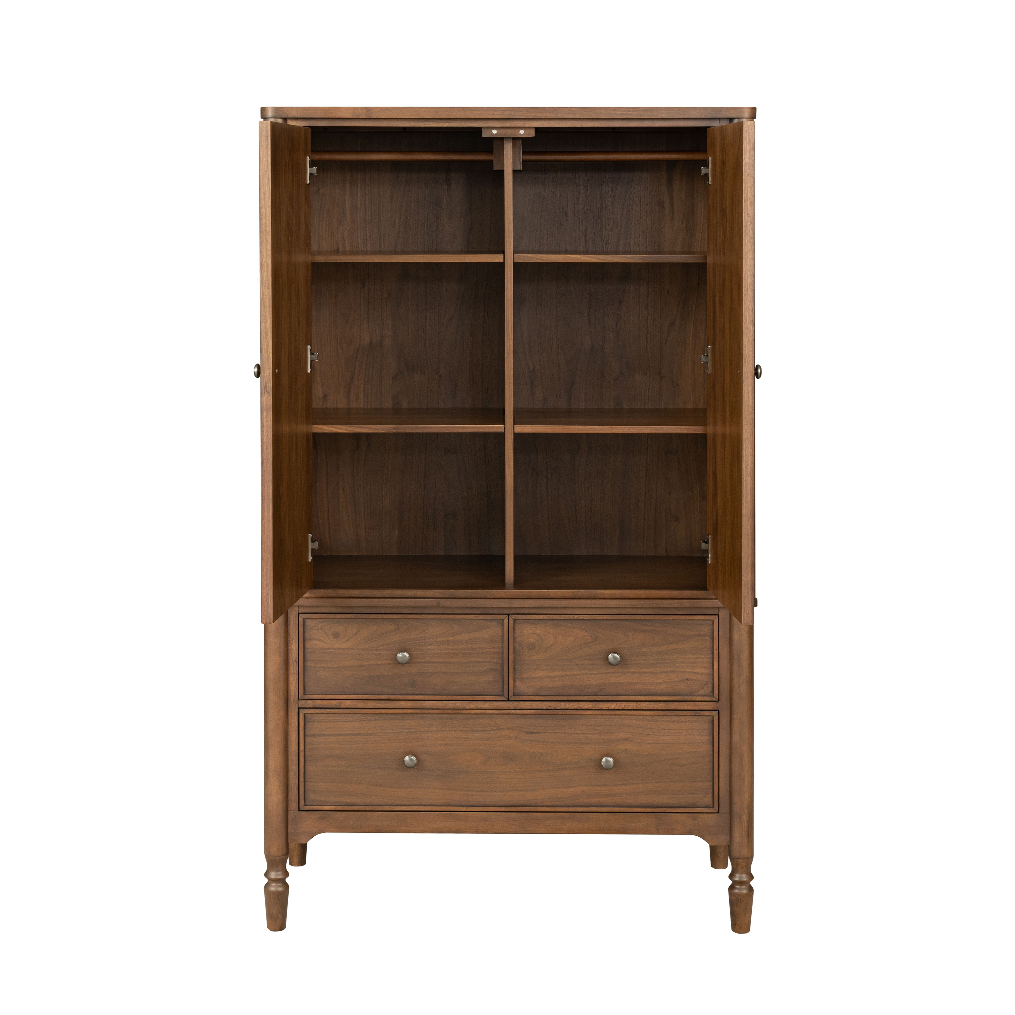Azalea - Armoire - Walnut, dark brown, view 3