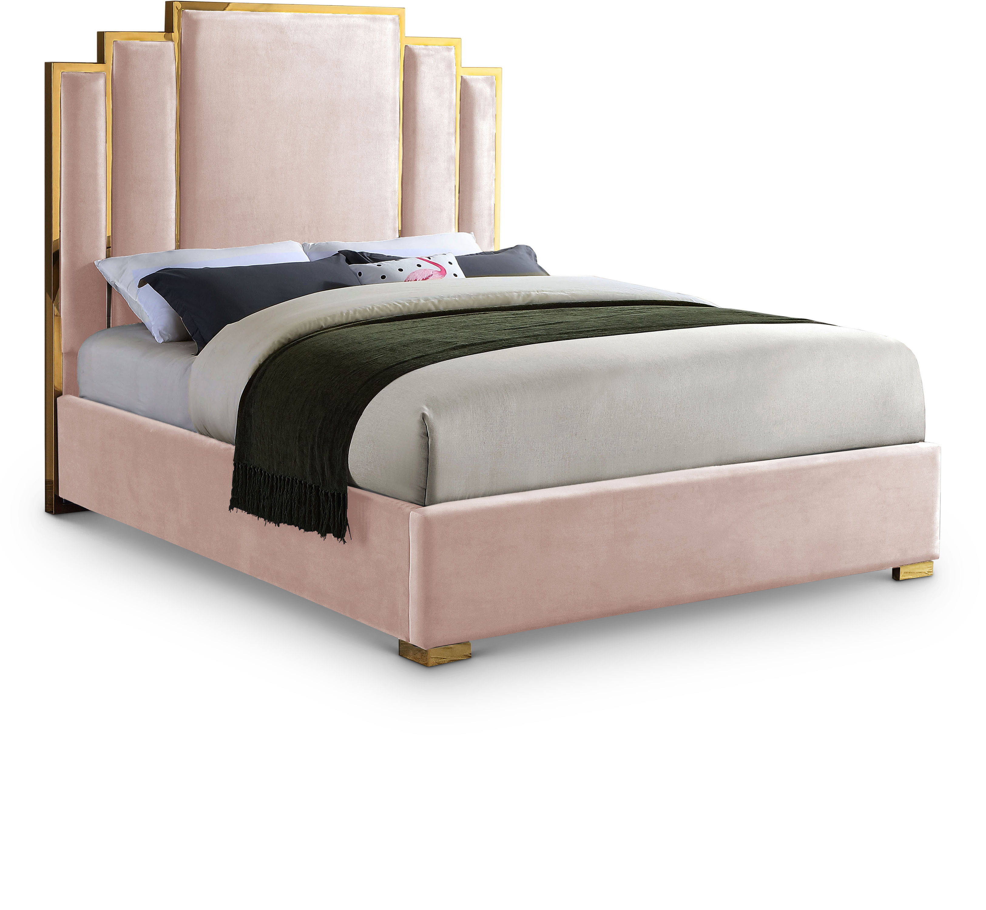Hugo - Queen Bed - Pink