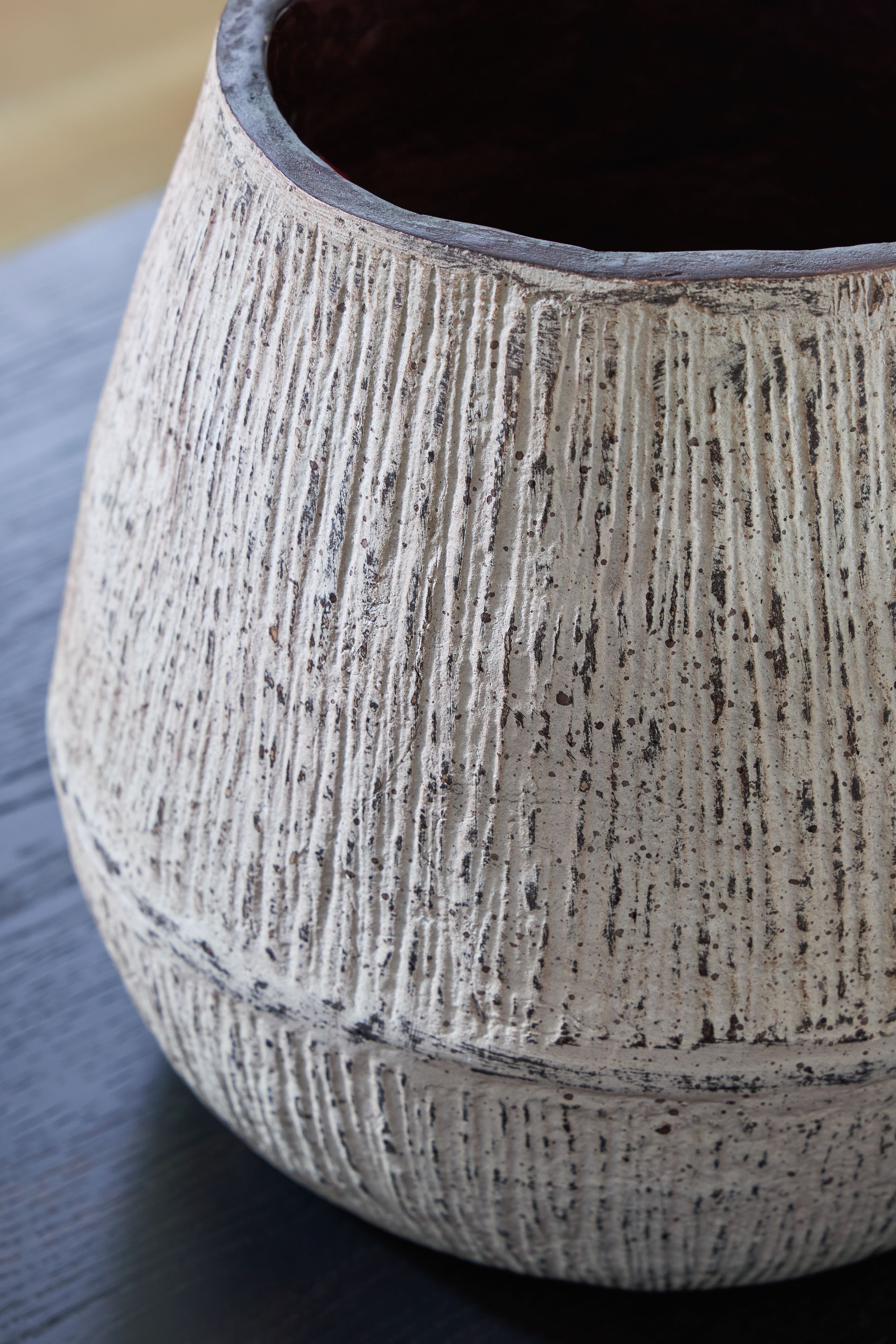 Claymount - Vase - 10" - Distressed Brown