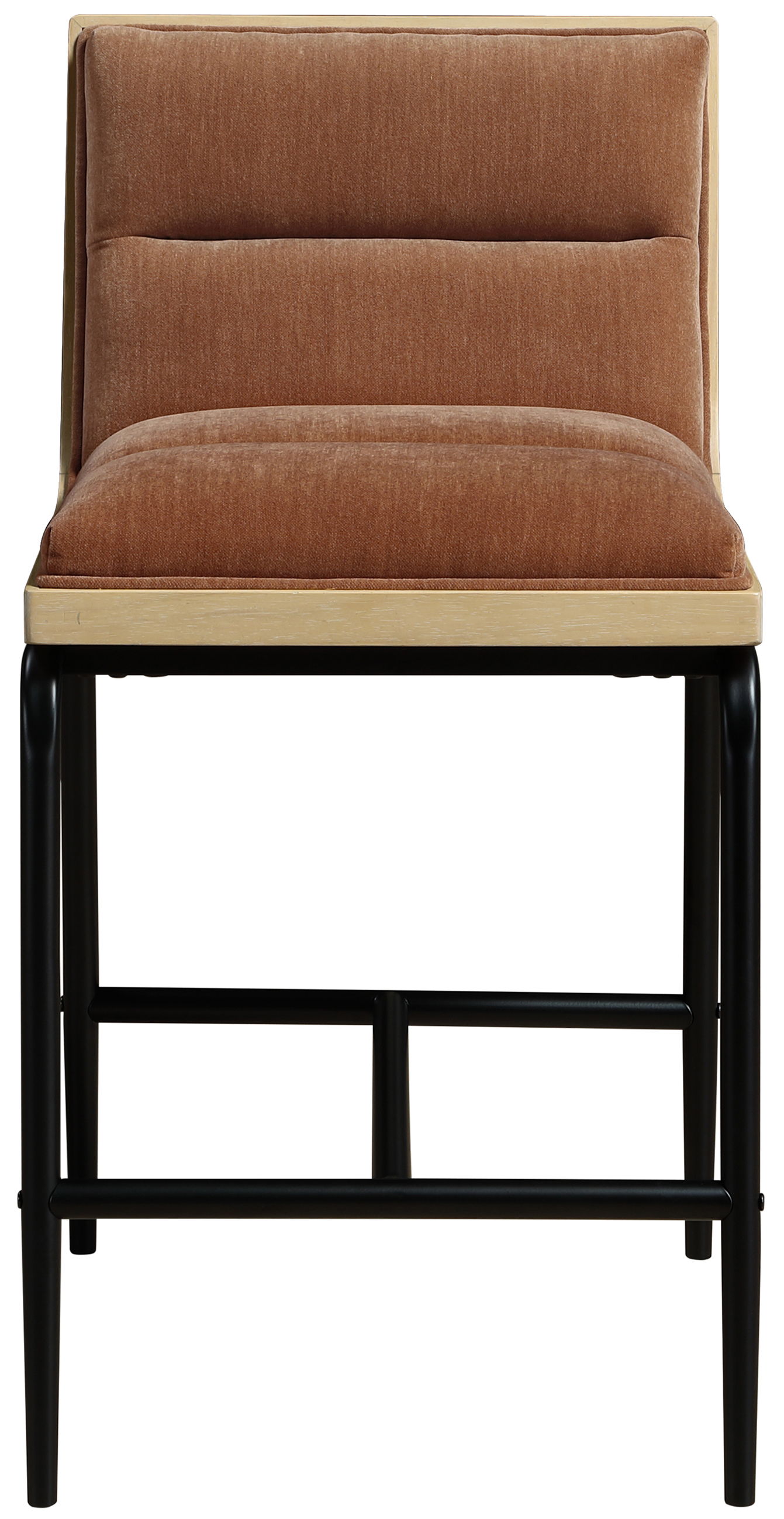 Viceroy - Fabric Upholstered Counter Stool (Set of 2) - Cognac