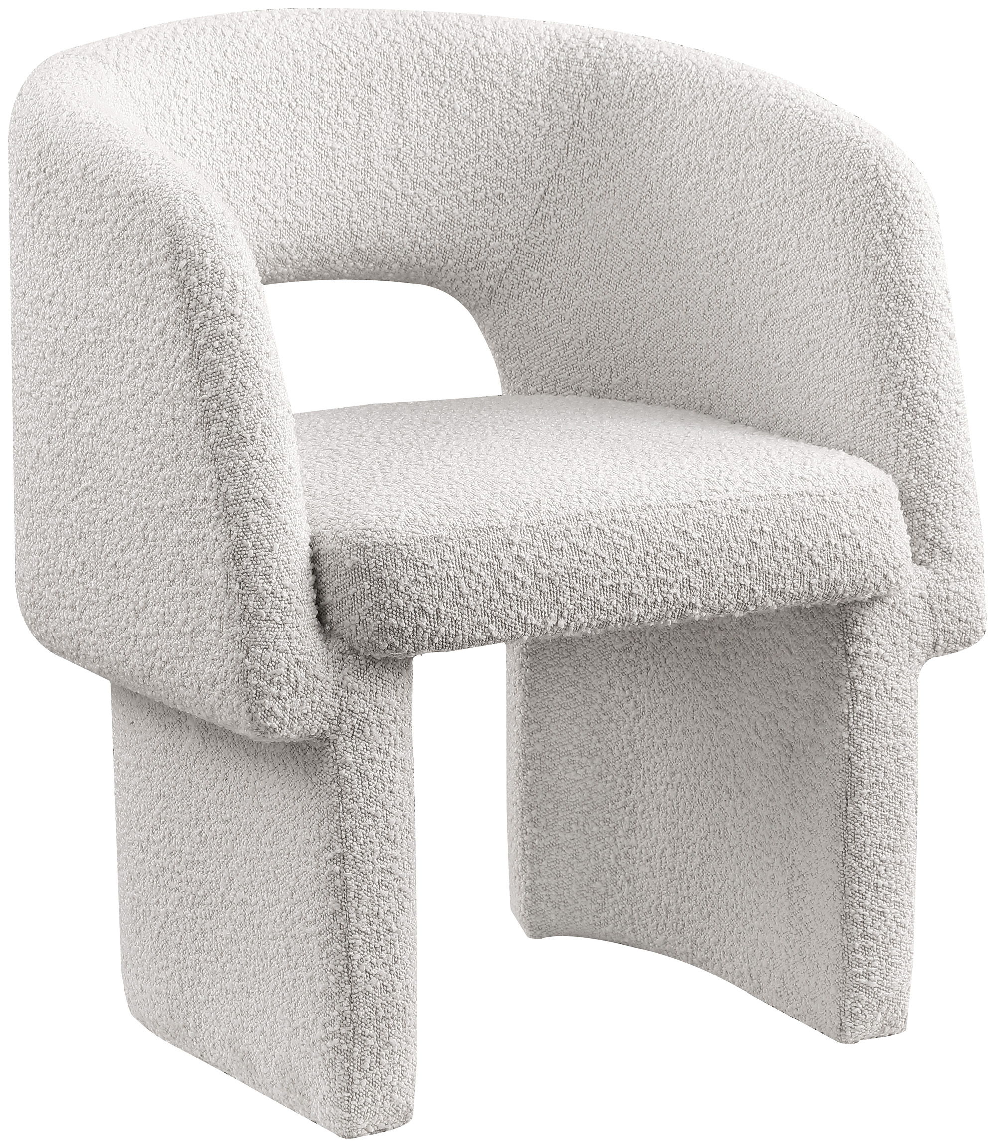 Emmet - Boucle Dining Chair / Accent Chair - Cream