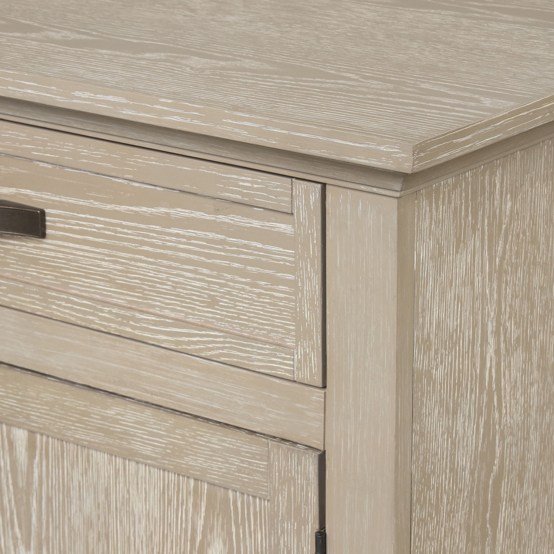 Gwendolyn - Server - Cerused Taupe, gray, view 6