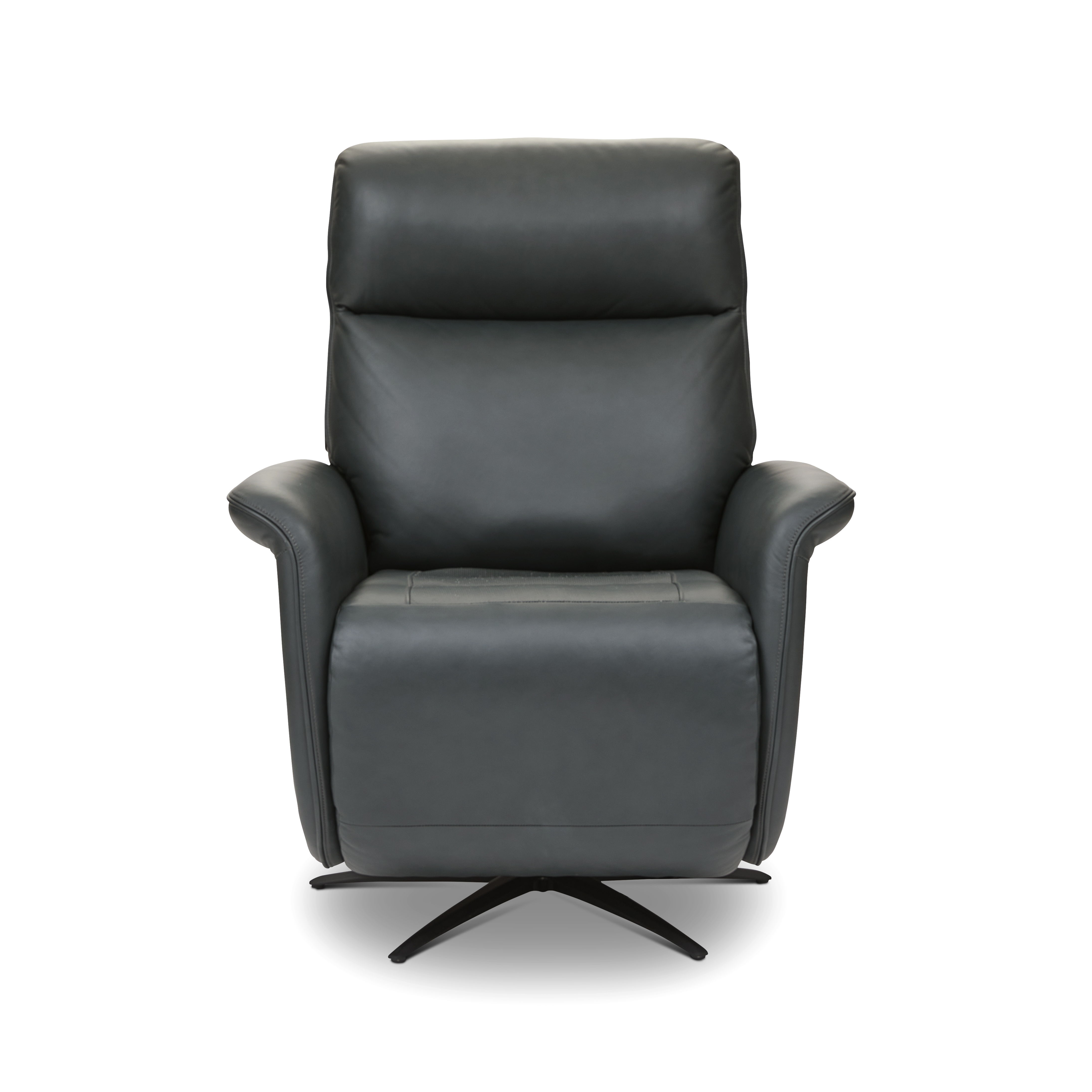 Haven - Power Swivel Recliner With Power Headrest, Lumbar, Heat, Massage & Ventilation, black, view 2