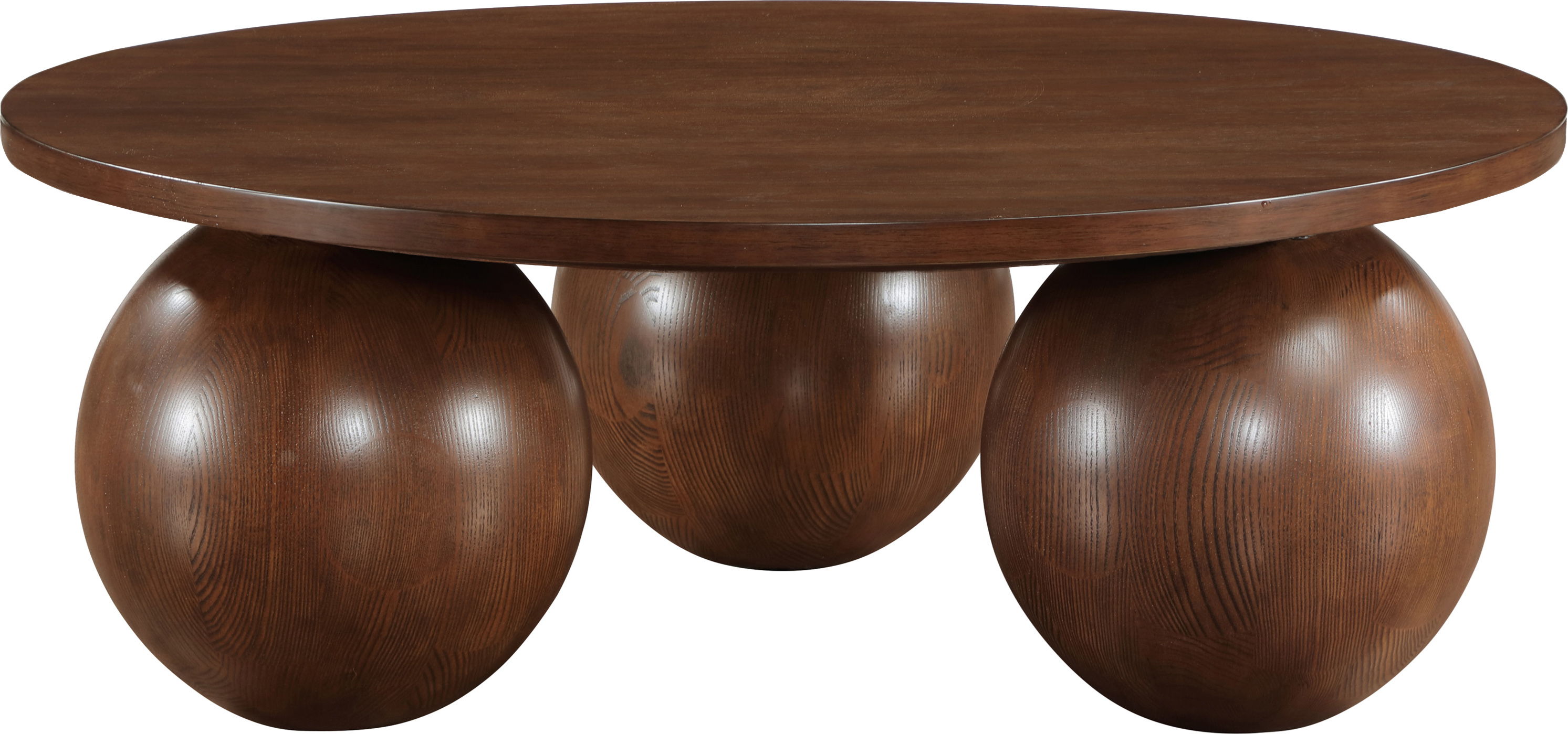 Fitch - Wood Oak Veneer Coffee Table - Brown